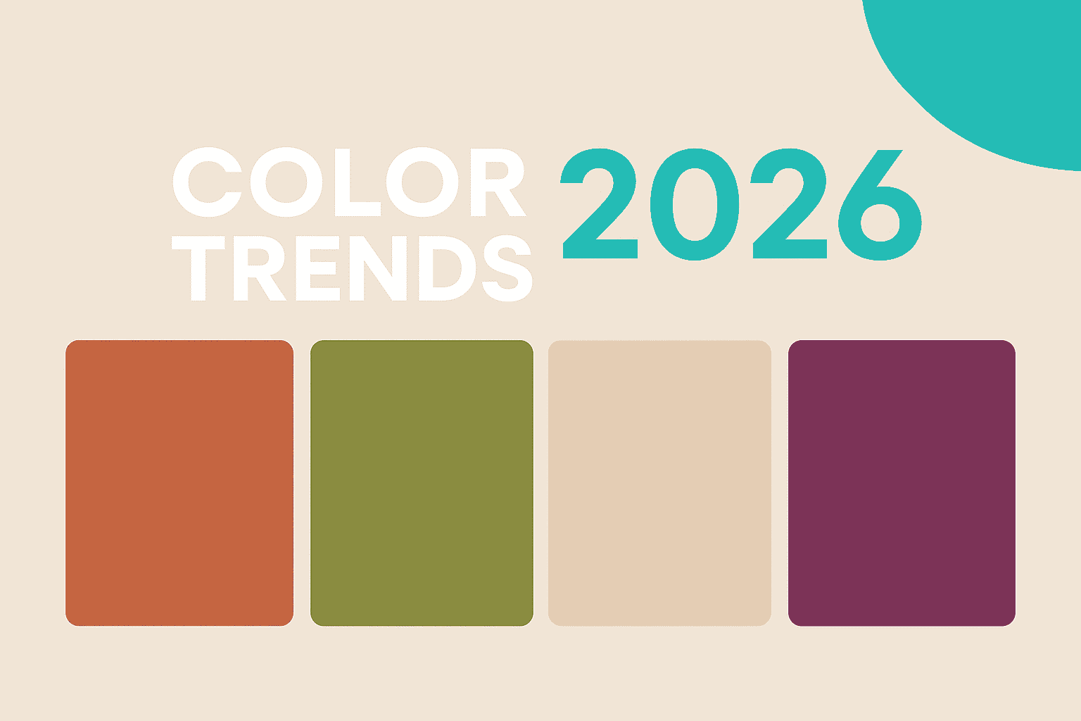 Xu hướng màu sơn năm 2026 – Gam màu của cảm xúc và sự bền vững