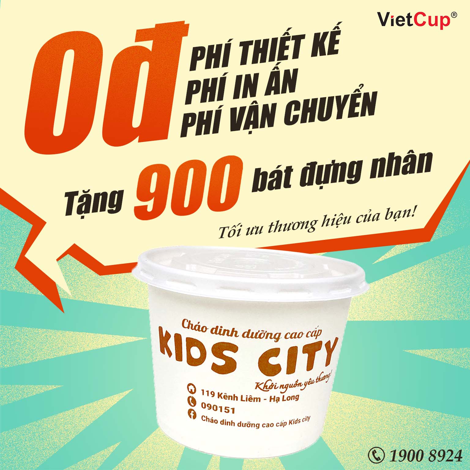 MIỄN PHÍ THIẾT KẾ, IN ẤN, GIAO HÀNG TẬN NƠI, TẶNG 900 BÁT ĐỰNG NHÂN