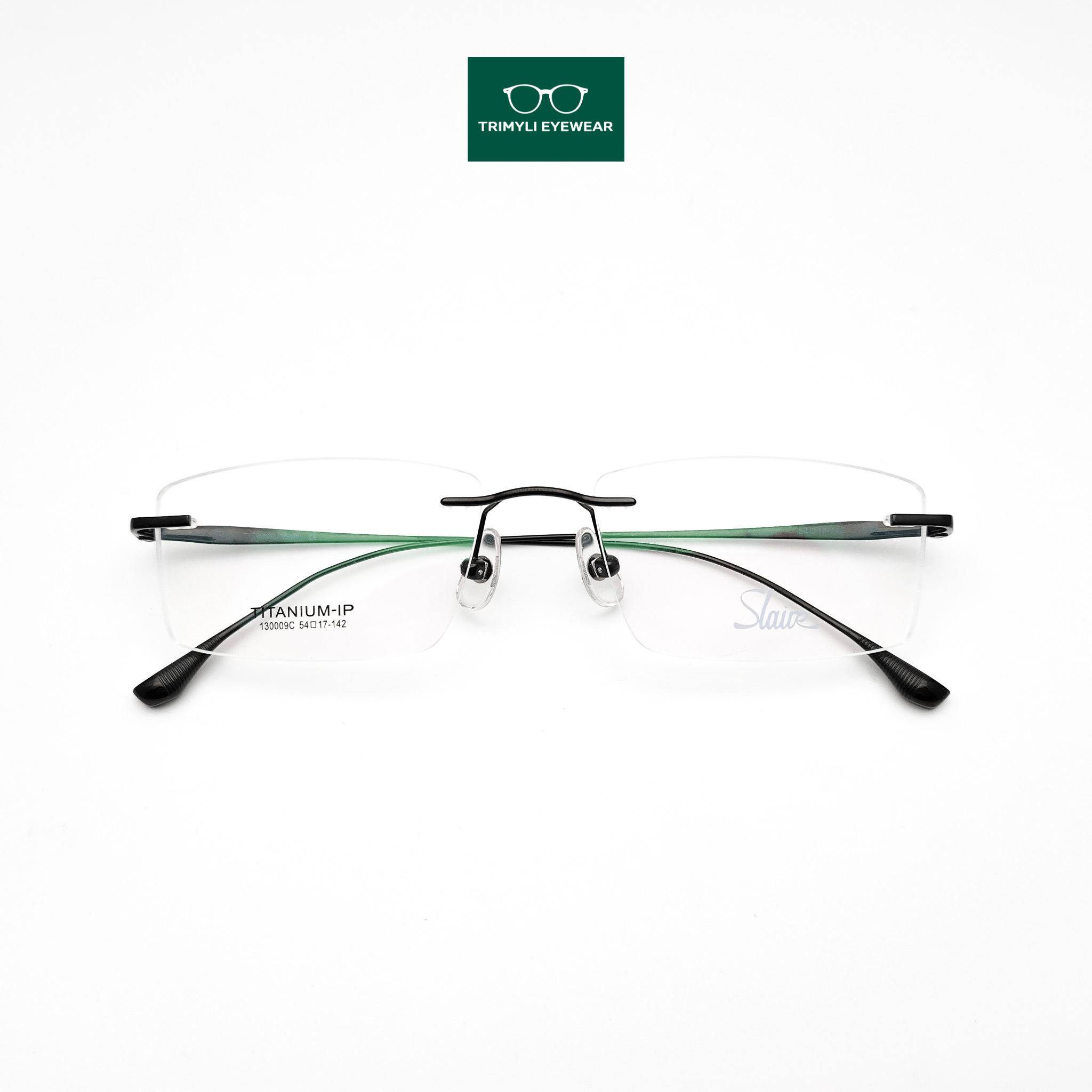 Gọng kính khoan không viền titanium 130009C Trimyli Eyewear