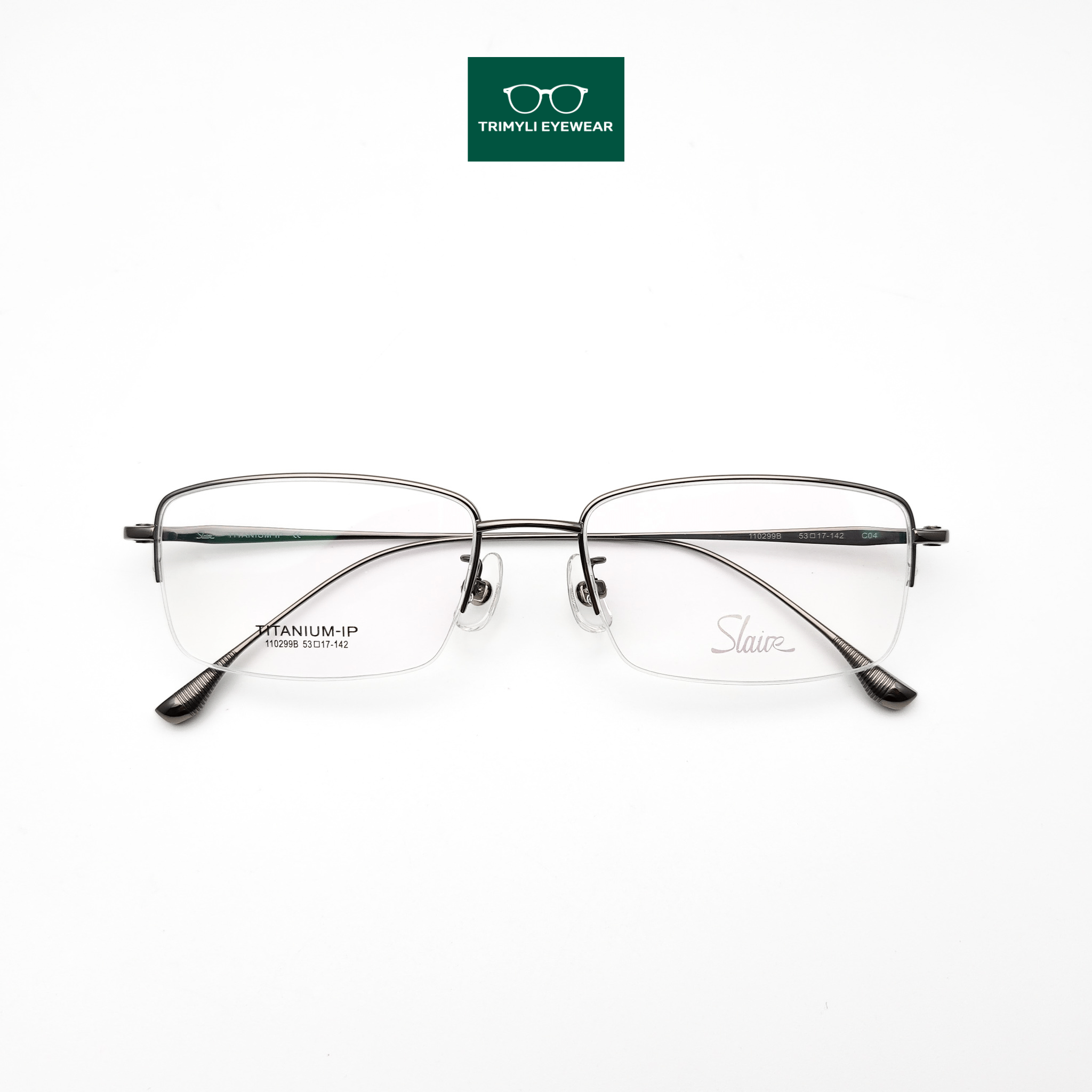 Gọng kính kim loại nửa viền titanium 110299B Trimyli Eyewear