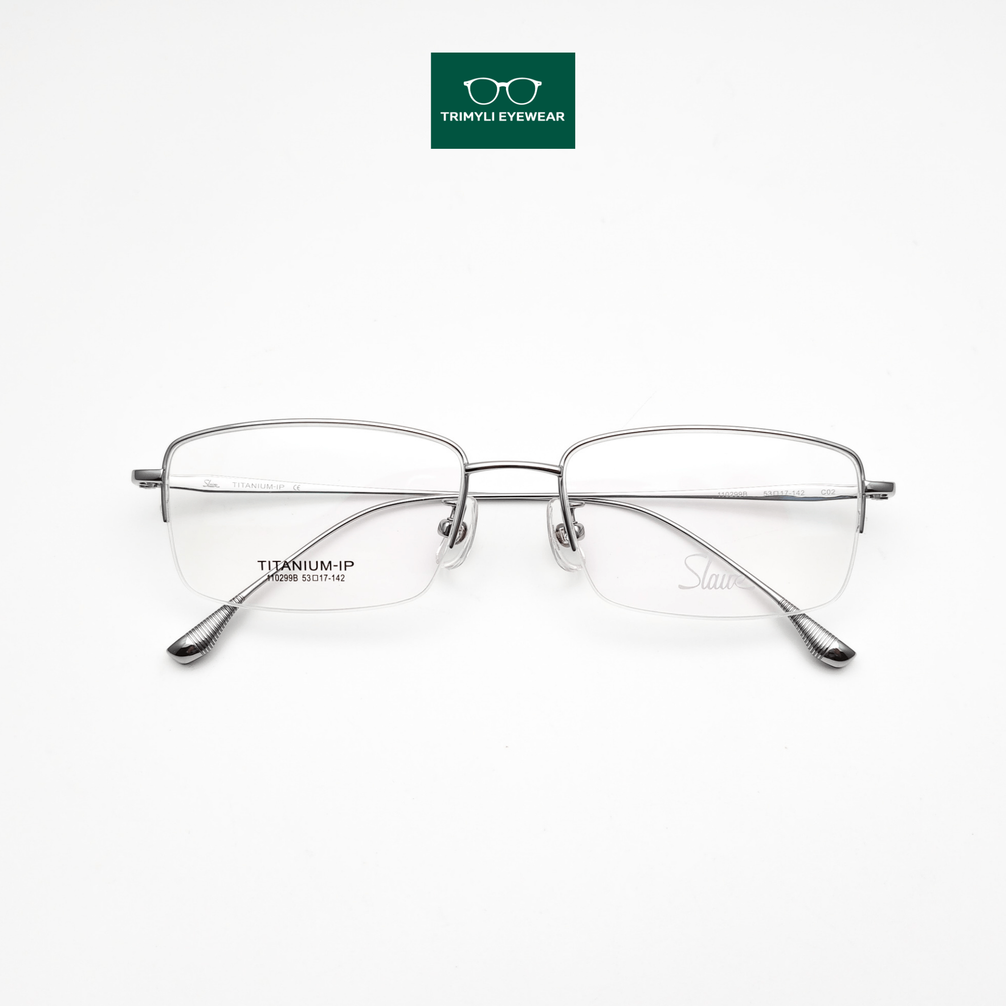 Gọng kính kim loại nửa viền titanium 110299B Trimyli Eyewear