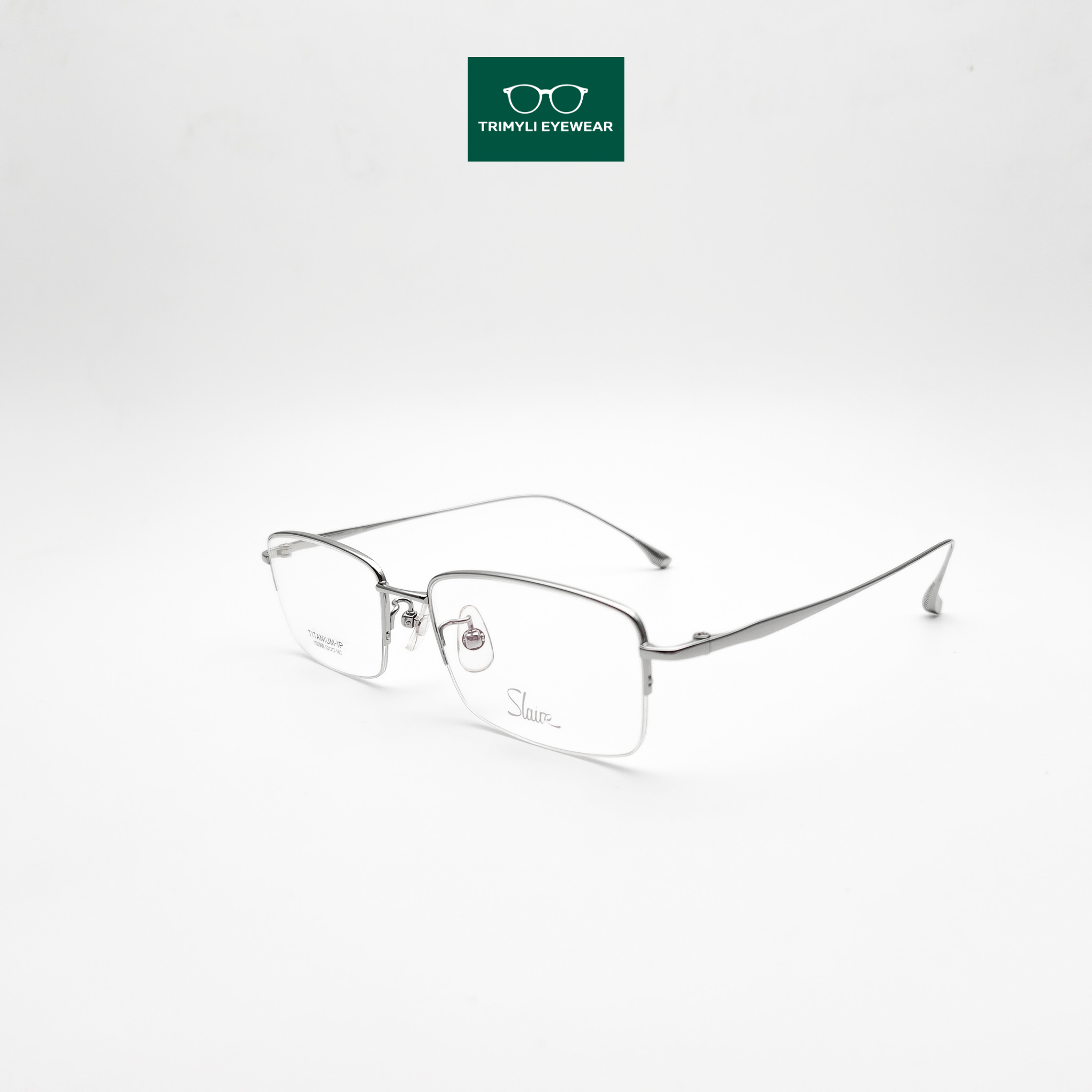 Gọng kính kim loại nửa viền titanium 110299B Trimyli Eyewear
