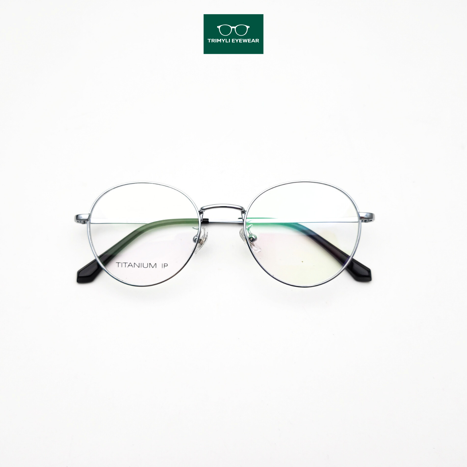 Gọng kính kim loại dáng tròn titan 7008 Trimyli Eyewear