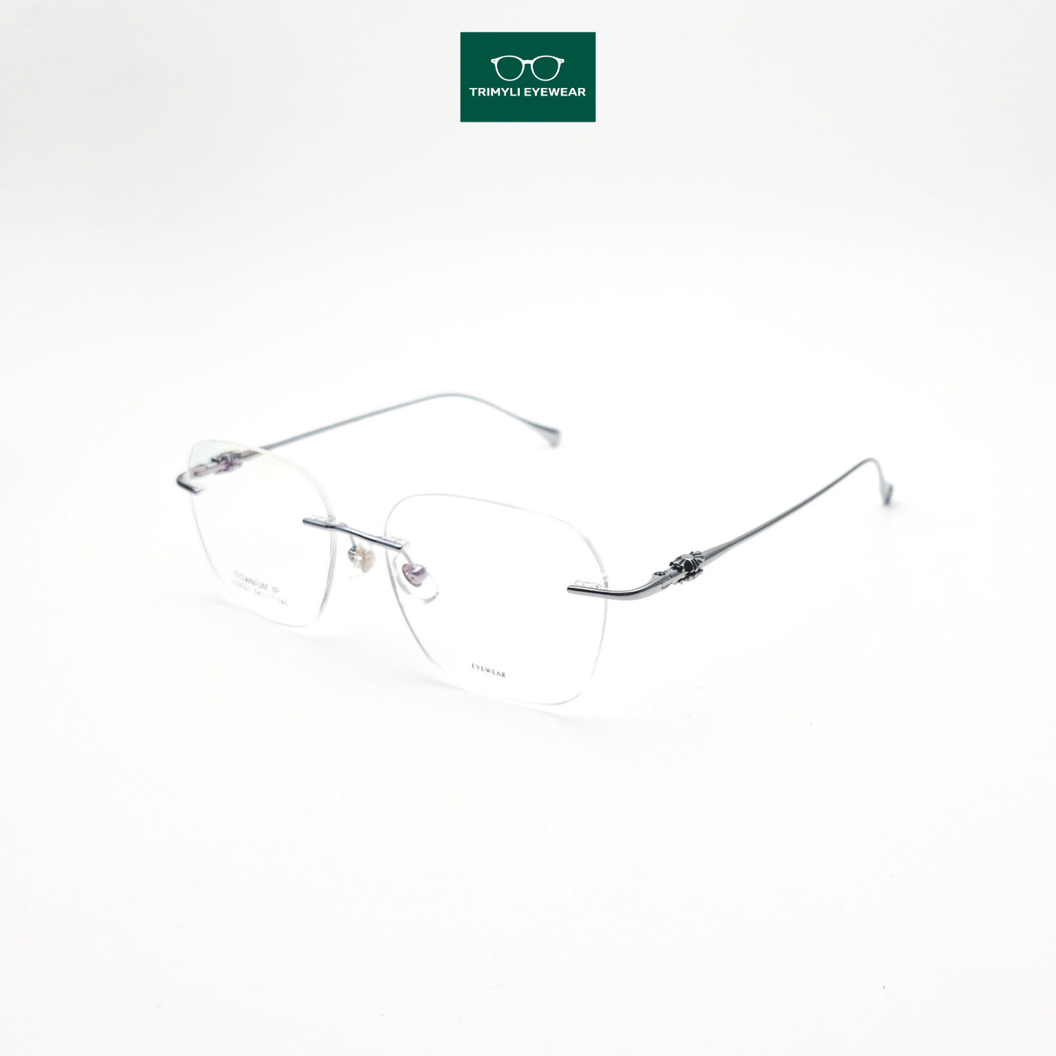 Gọng kính khoan kim loại titan 2321 Trimyli Eyewear