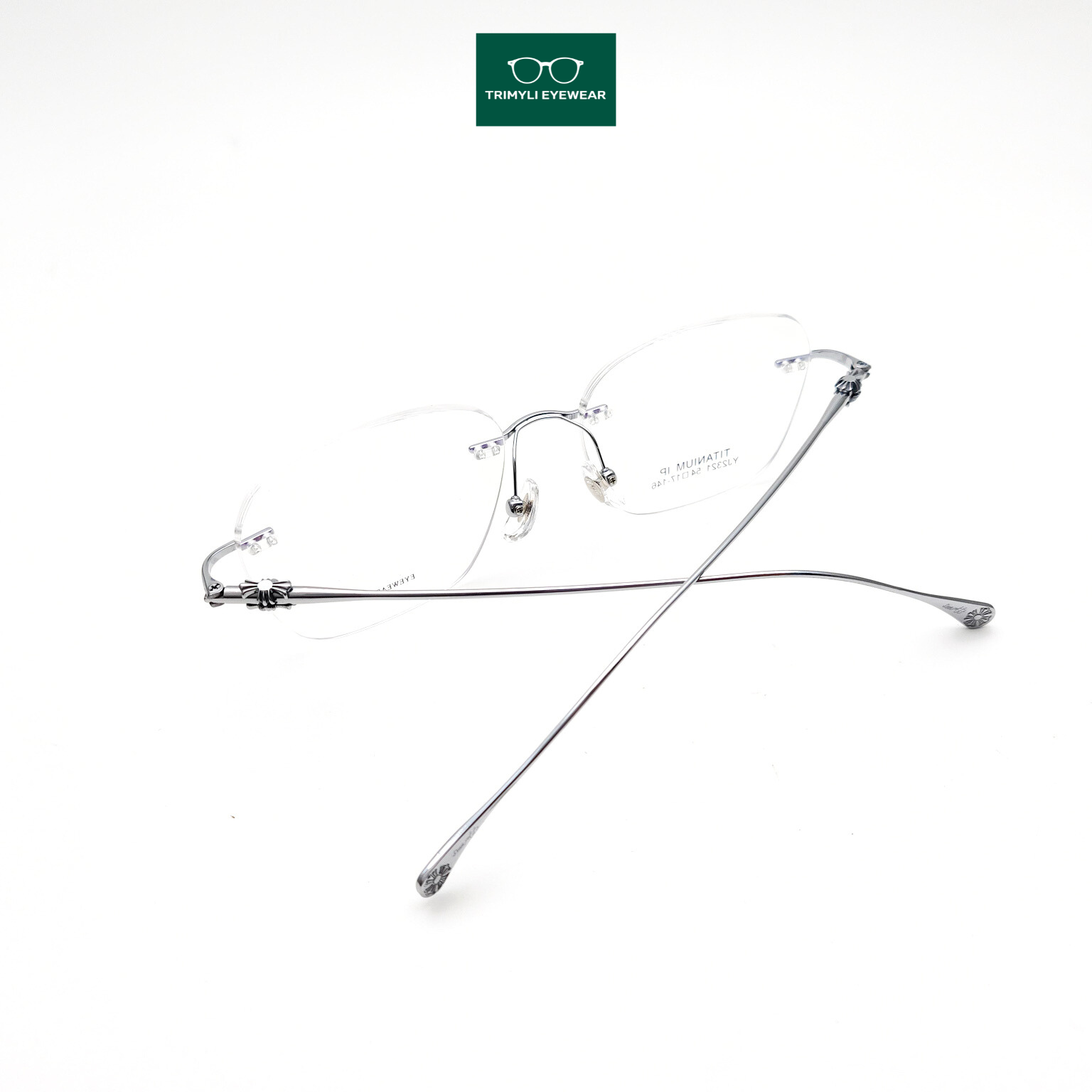 Gọng kính khoan kim loại titan 2321 Trimyli Eyewear