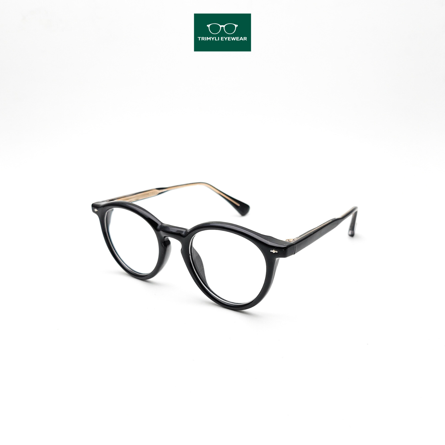 Gọng nhựa dáng tròn thời trang 98336 Trimyli Eyewear