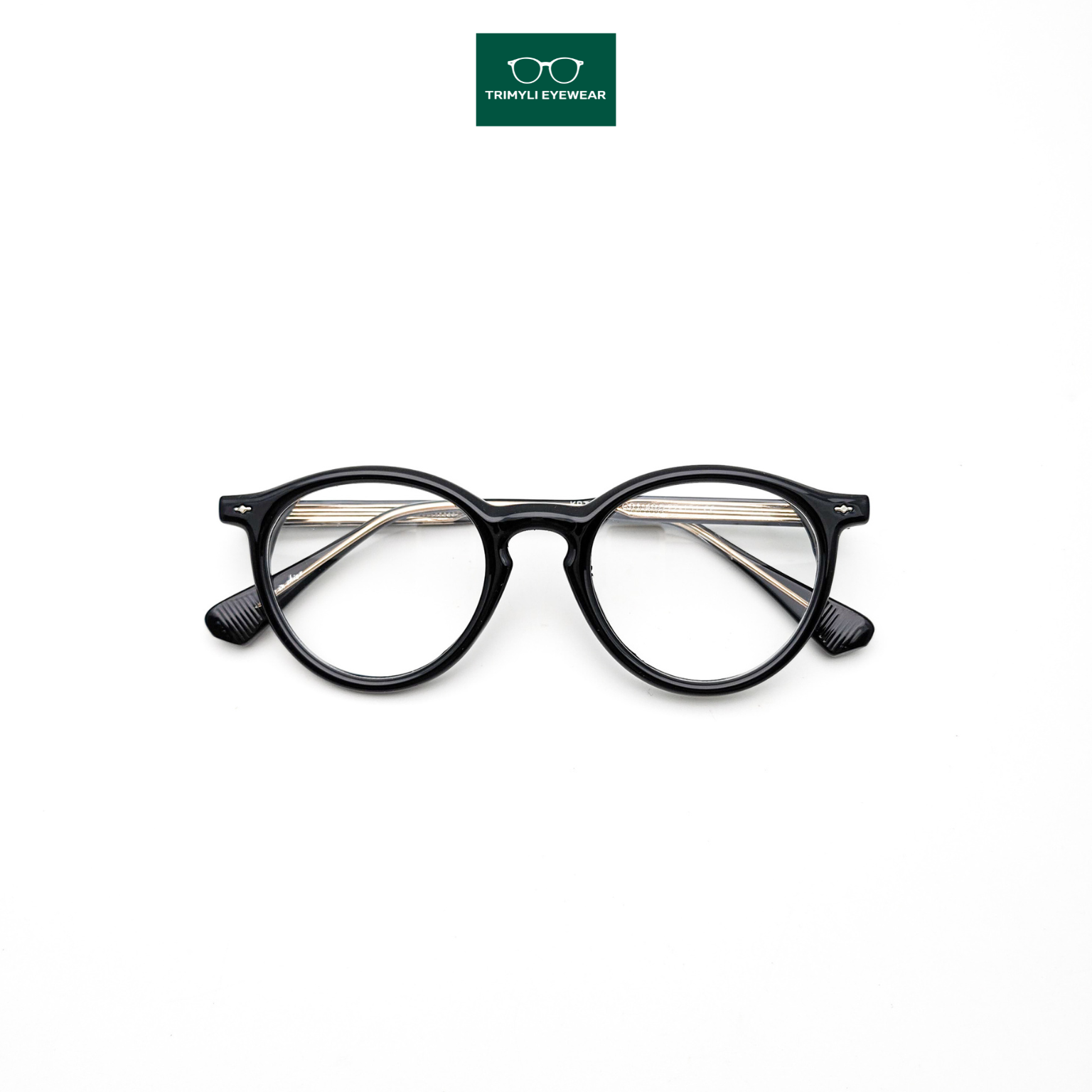 Gọng nhựa dáng tròn thời trang 98336 Trimyli Eyewear