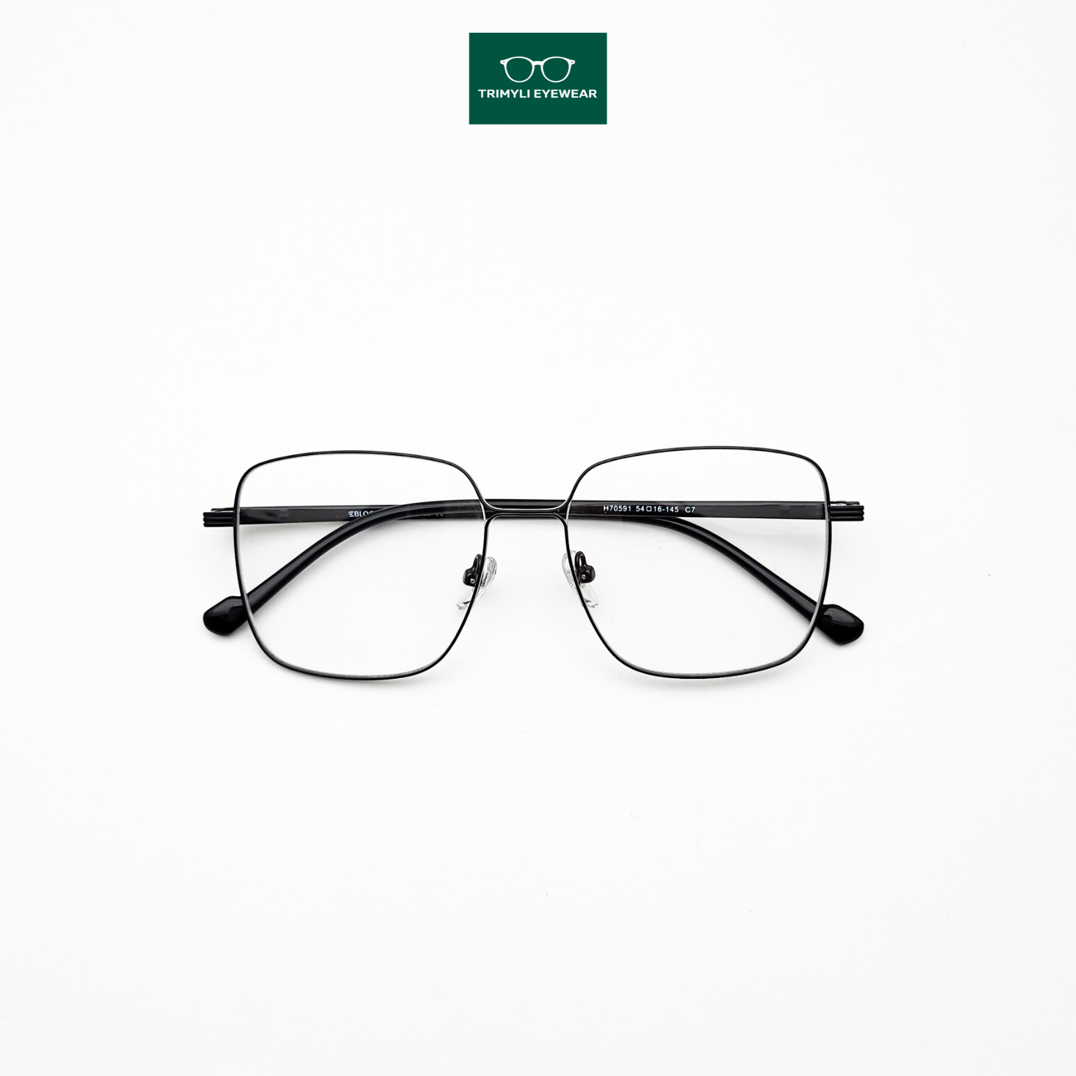 Gọng kính kim loại dáng vuông 70591 Trimyli Eyewear