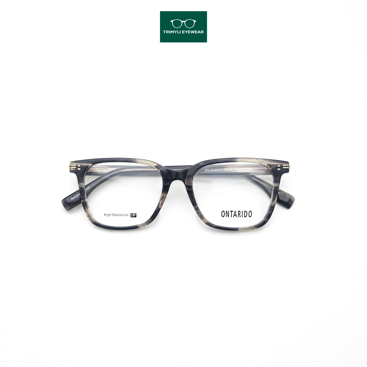 Gọng nhựa acetate cao cấp màu đồi mồi 242204 Trimyli Eyewear