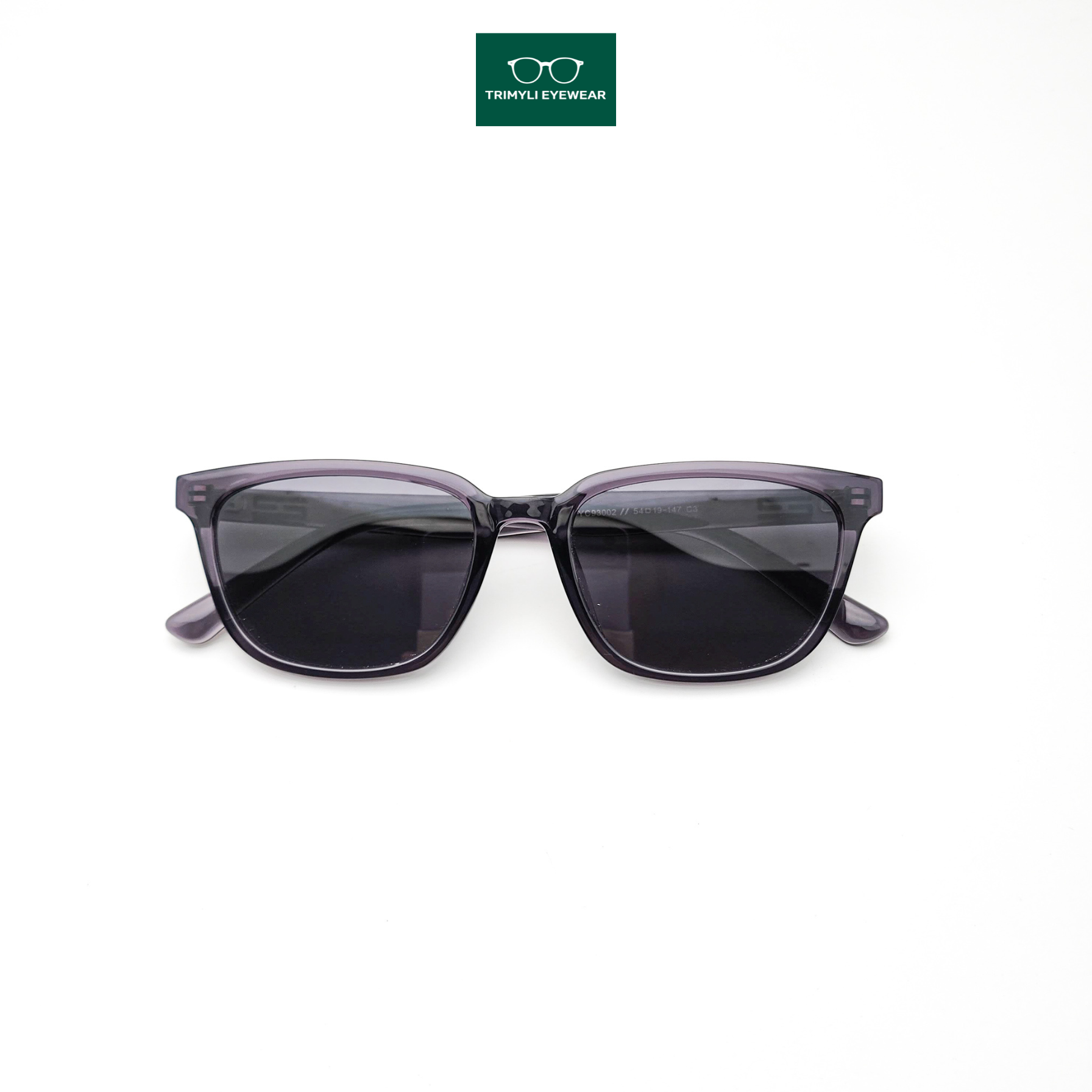 Kính râm thời trang mắt đen mắt nâu thời trang YC93002 Trimyli Eyewear
