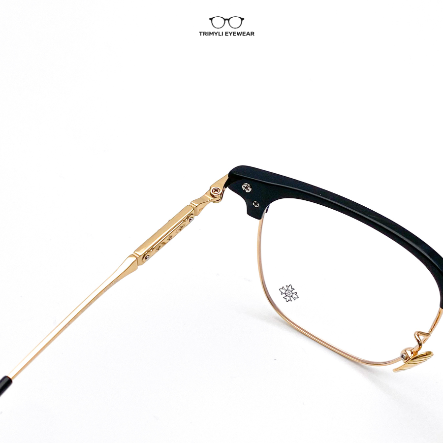 Gọng kính titan thiết kế clubmaster thời trang Trimyli Eyewear