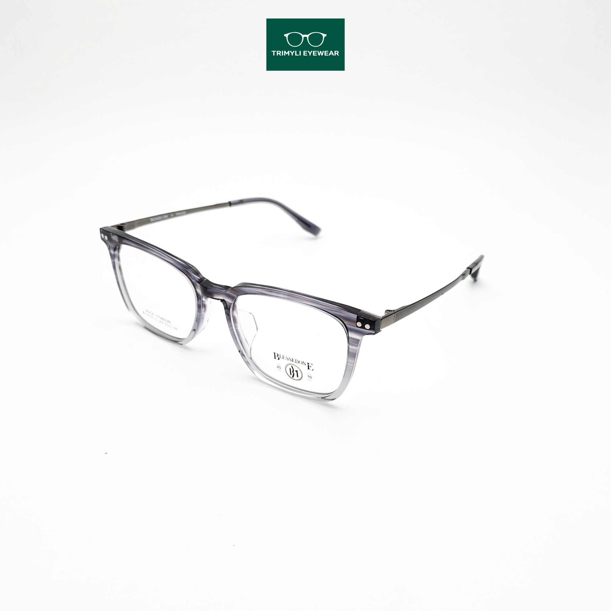 Gọng kính nhựa acetate cao cấp kính nam 3170 Trimyli Eyewear