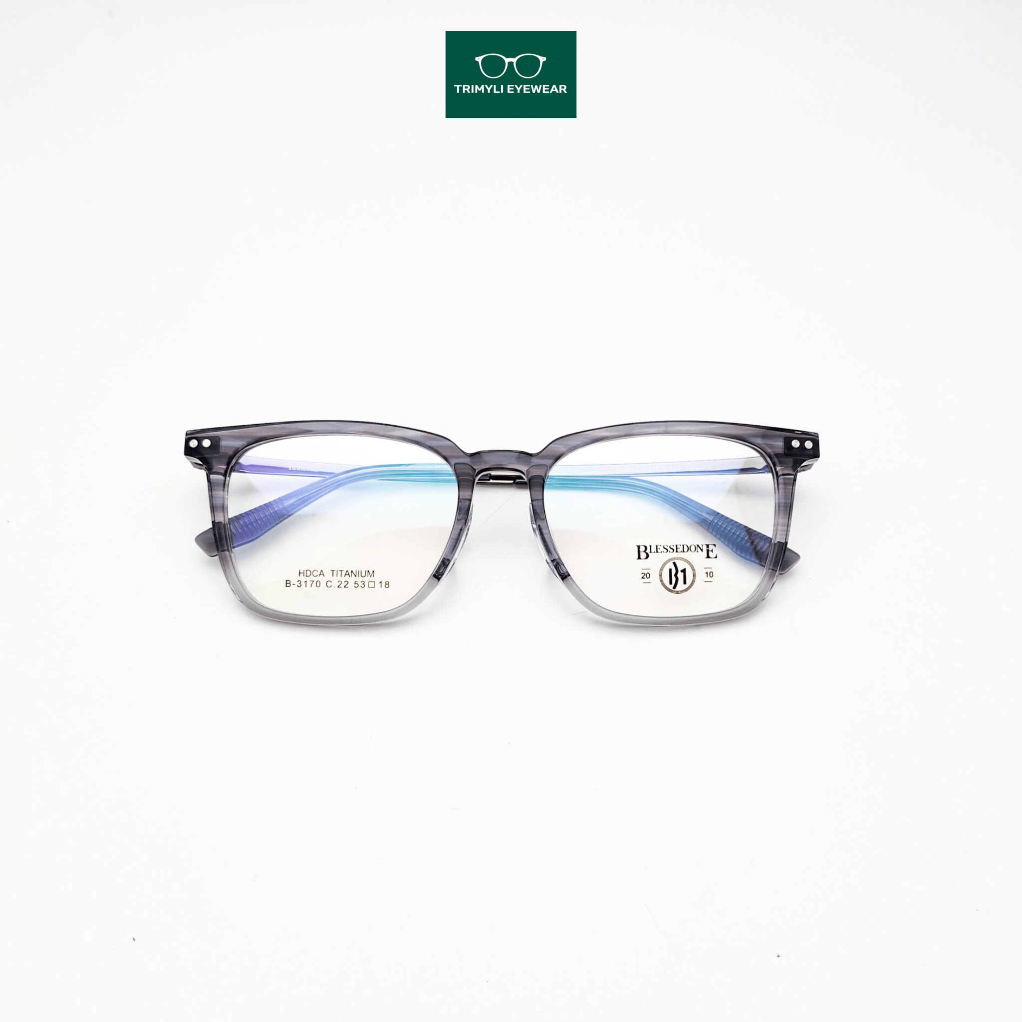 Gọng kính nhựa acetate cao cấp kính nam 3170 Trimyli Eyewear
