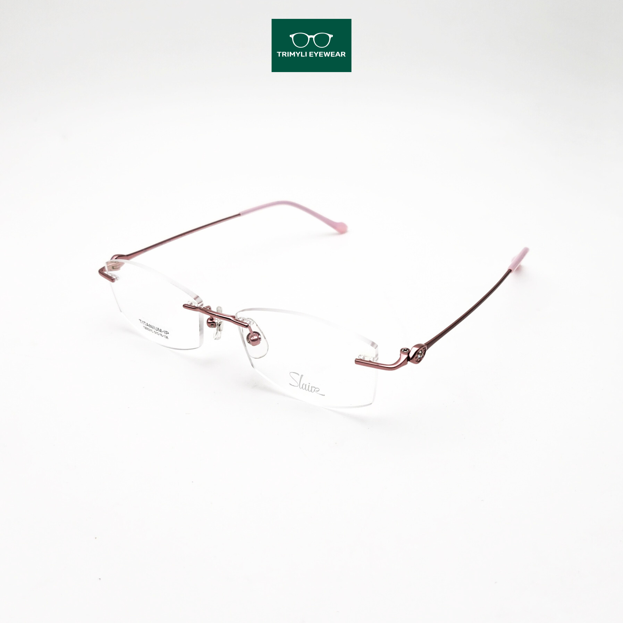 Gọng kính khoan kính nữ Trimyli Eyewear 130031C