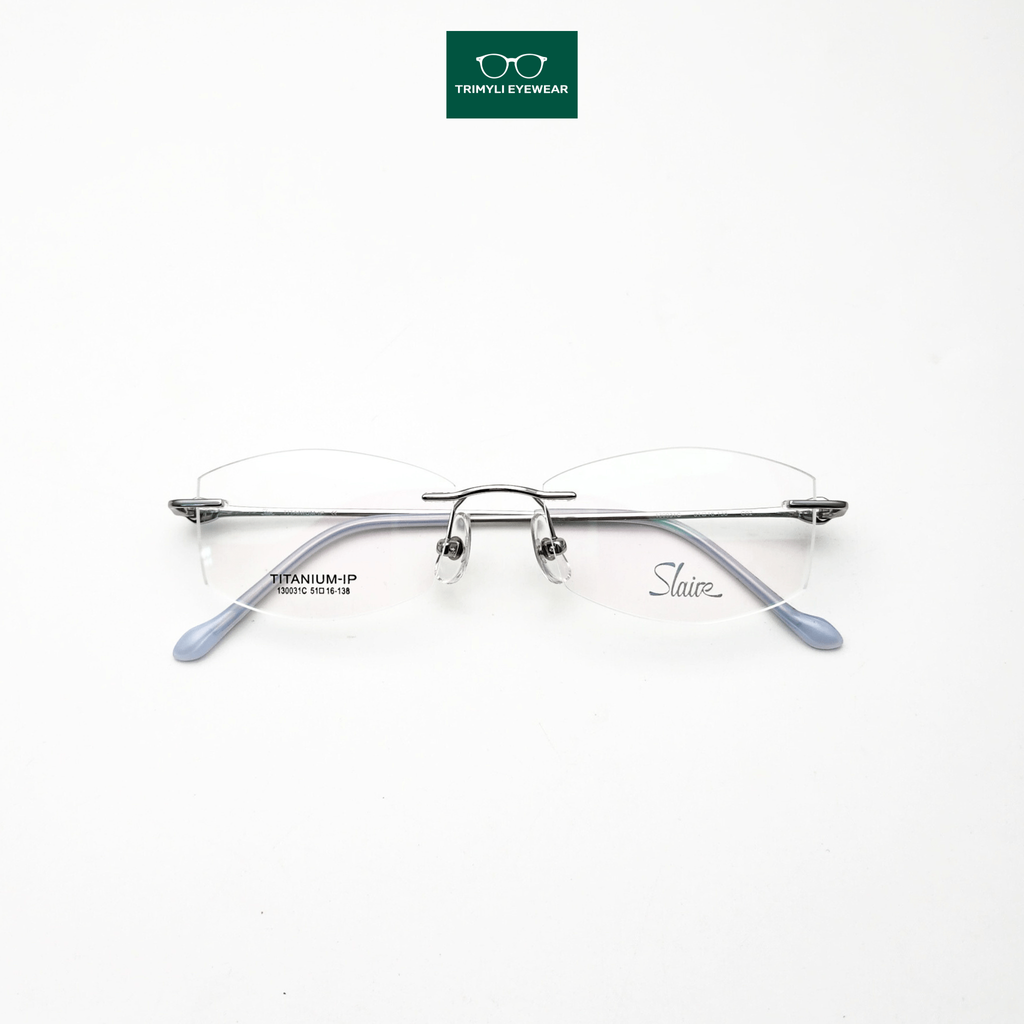 Gọng kính khoan kính nữ Trimyli Eyewear 130031C