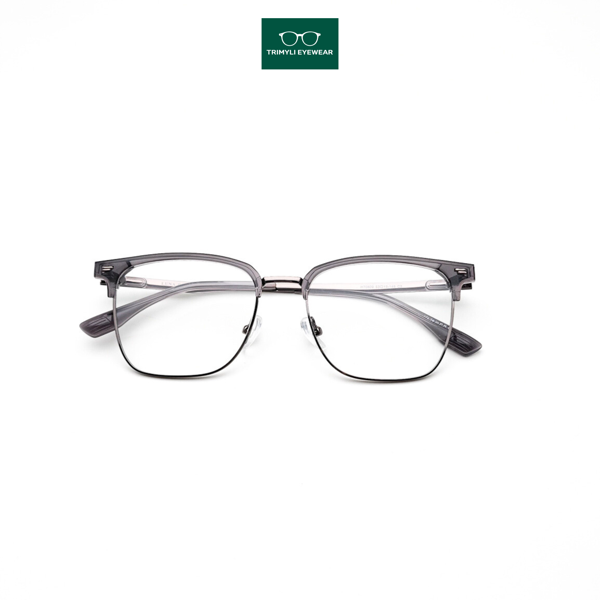 Gọng kính clubmaster kính chữ nhật H70809
