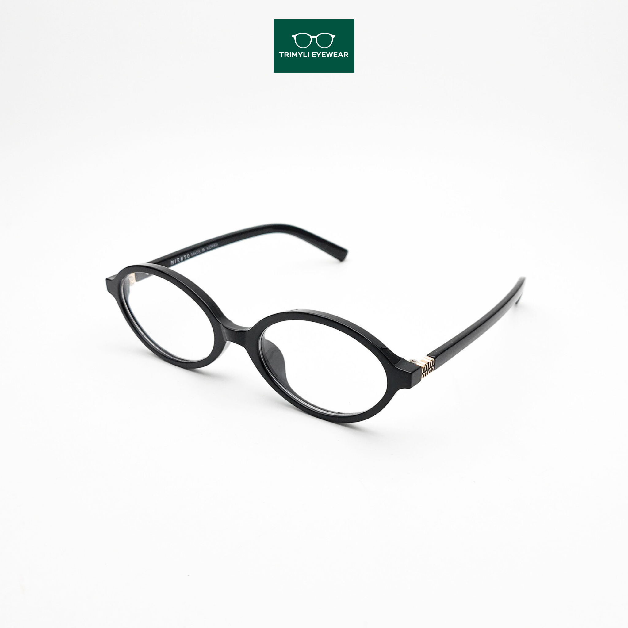 Gọng kính oval gọng nhựa hot trend Trimyli Eyewear 20349