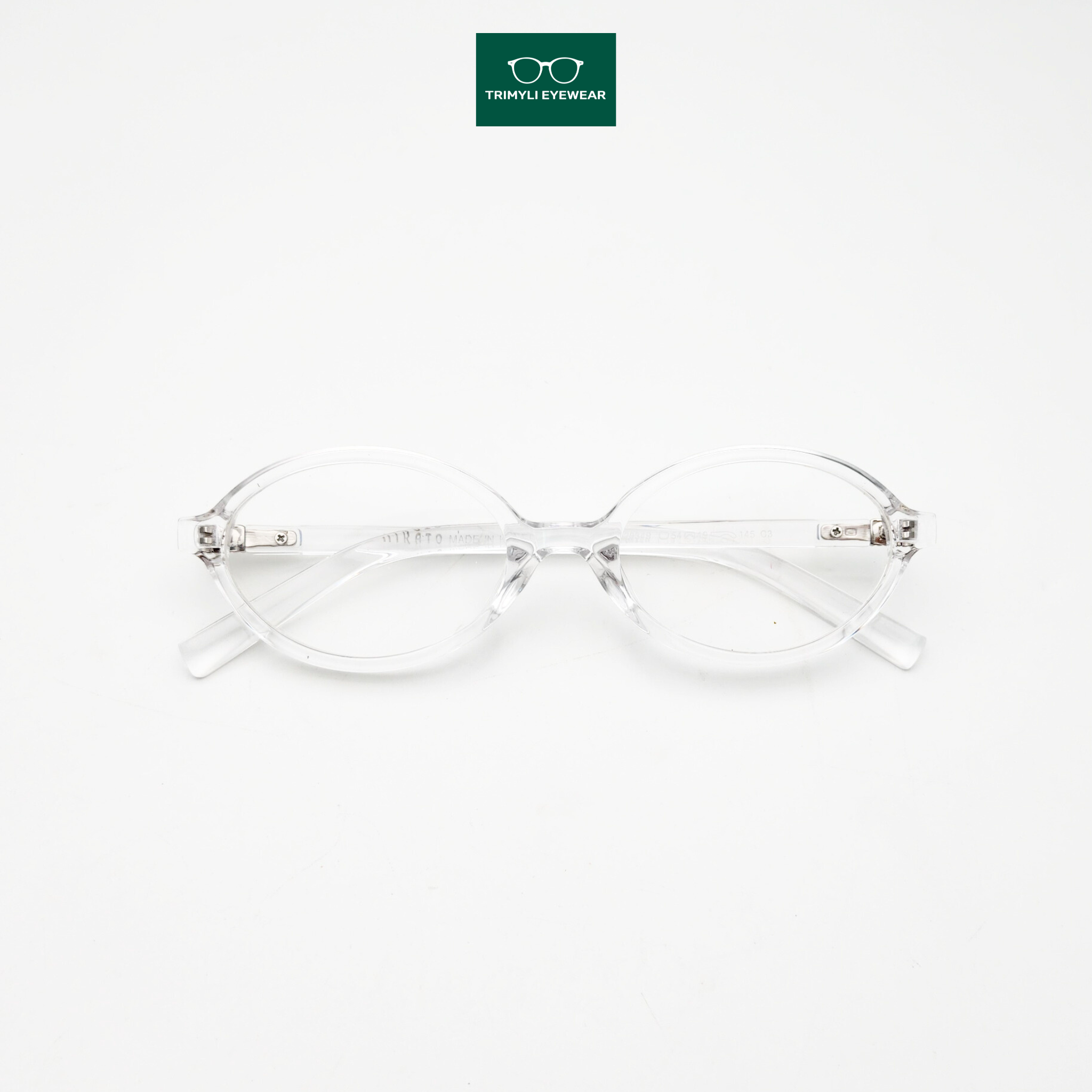 Gọng kính oval gọng nhựa hot trend Trimyli Eyewear 20349