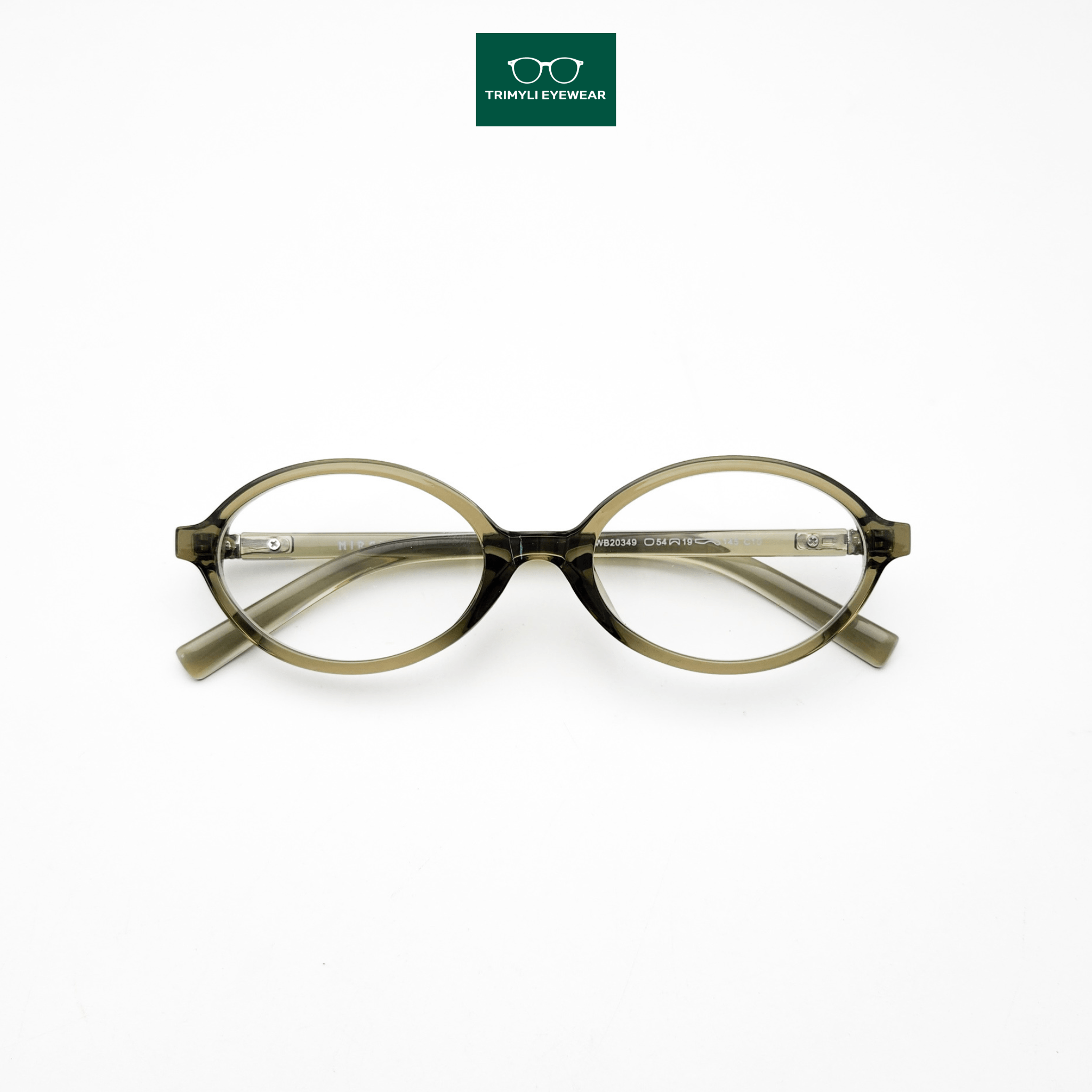 Gọng kính oval gọng nhựa hot trend Trimyli Eyewear 20349