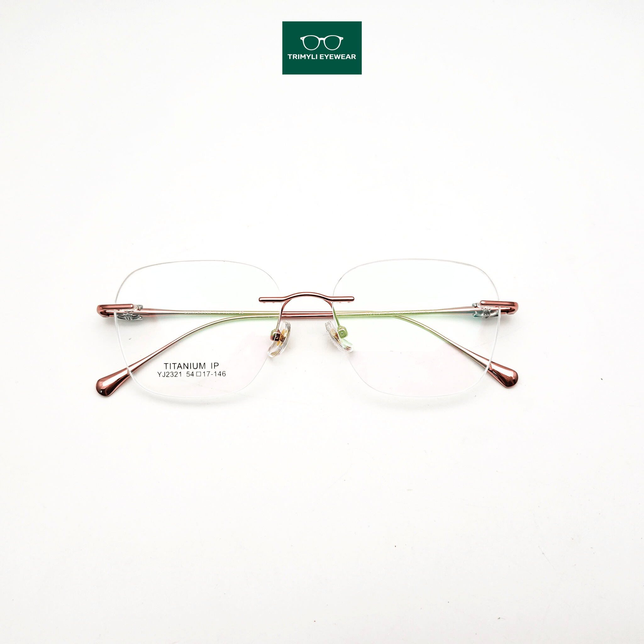 Gọng kính khoan kim loại titan 2321 Trimyli Eyewear