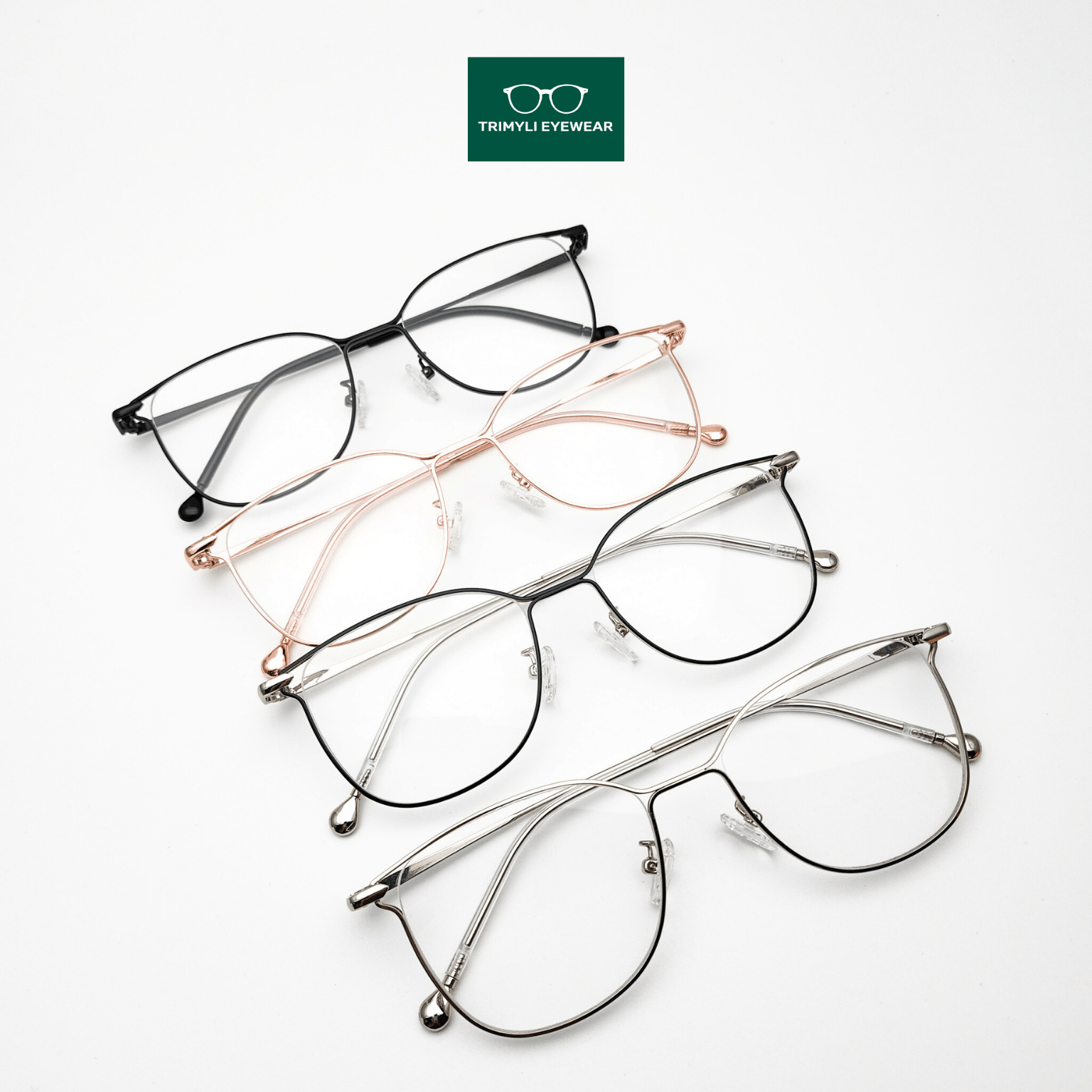 Gọng kính chữ nhật tai mèo Trimyli Eyewear 72835