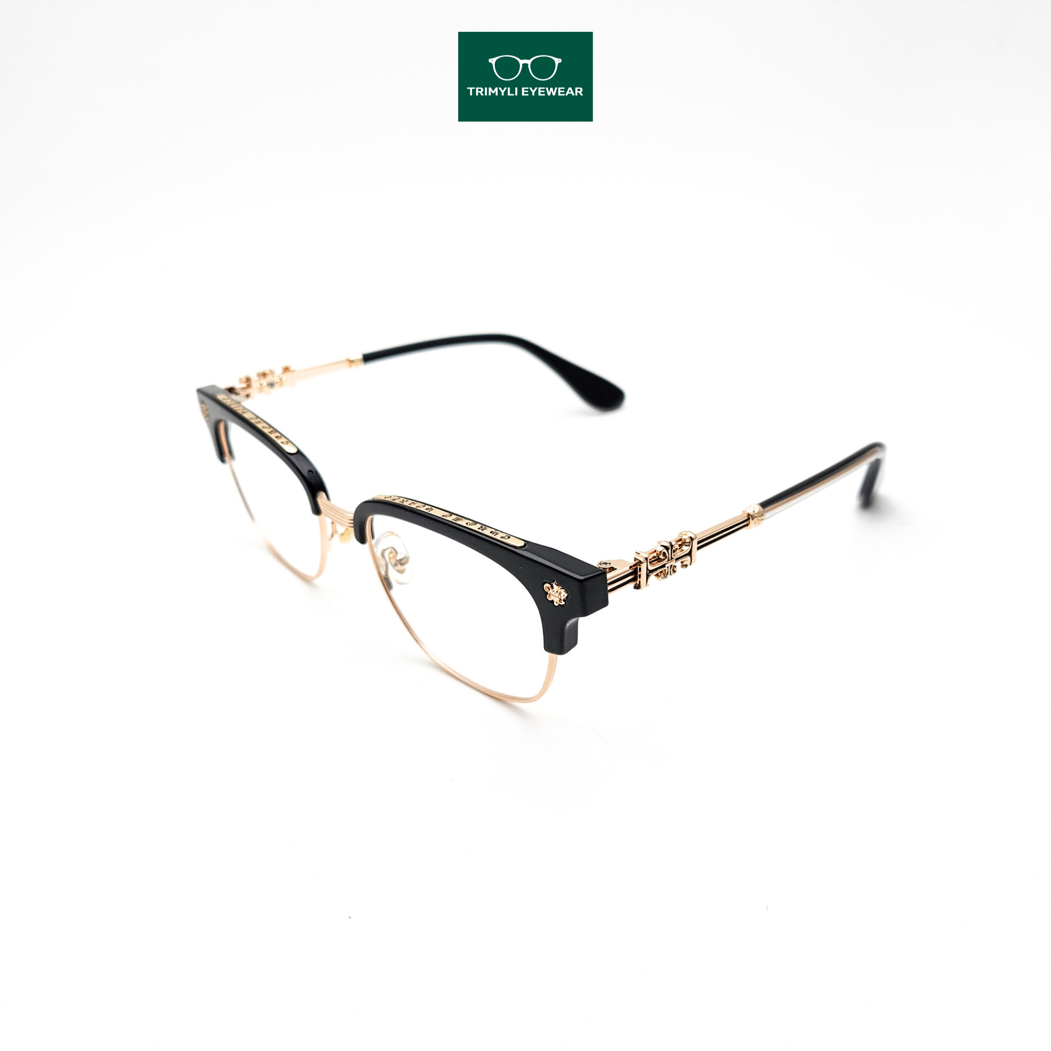 Gọng kính họa tiết kính cận nam nữ Trimyli Eyewear 2237