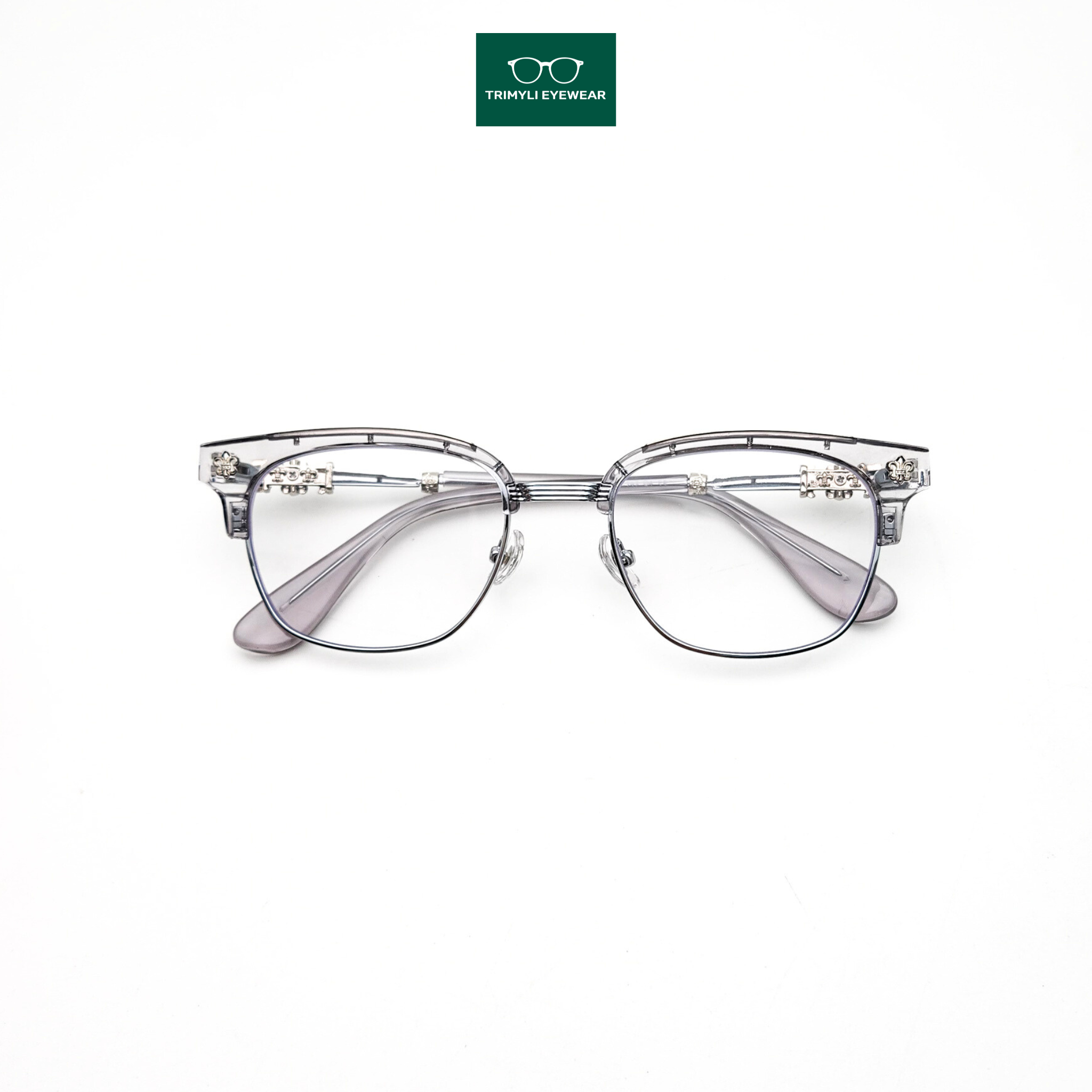 Gọng kính họa tiết kính cận nam nữ Trimyli Eyewear 2237