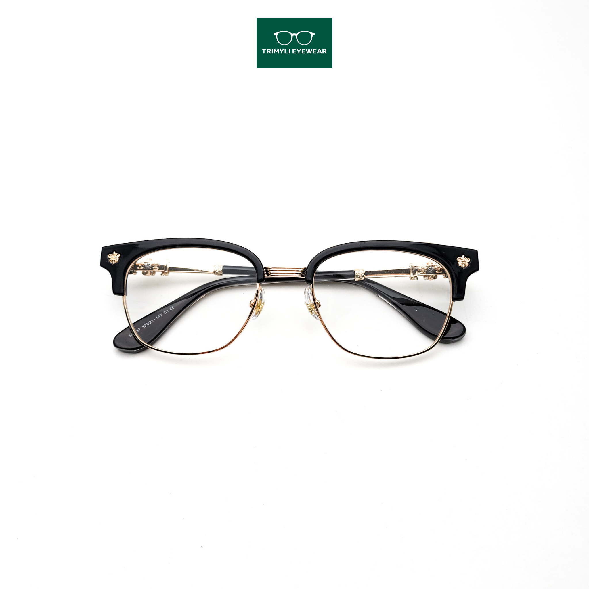 Gọng kính họa tiết kính cận nam nữ Trimyli Eyewear 2237