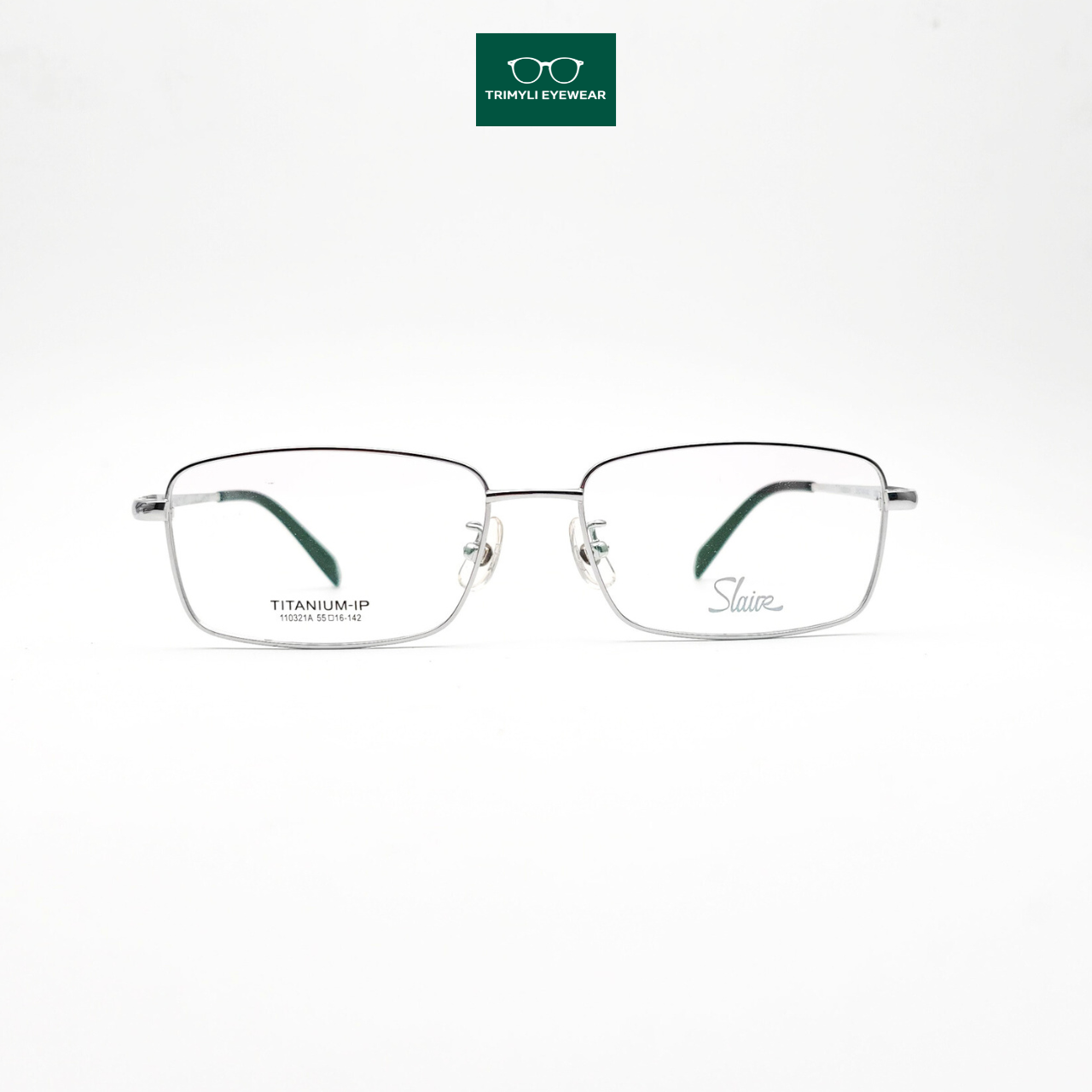 Gọng kim loại chữ nhật titanium 110321A