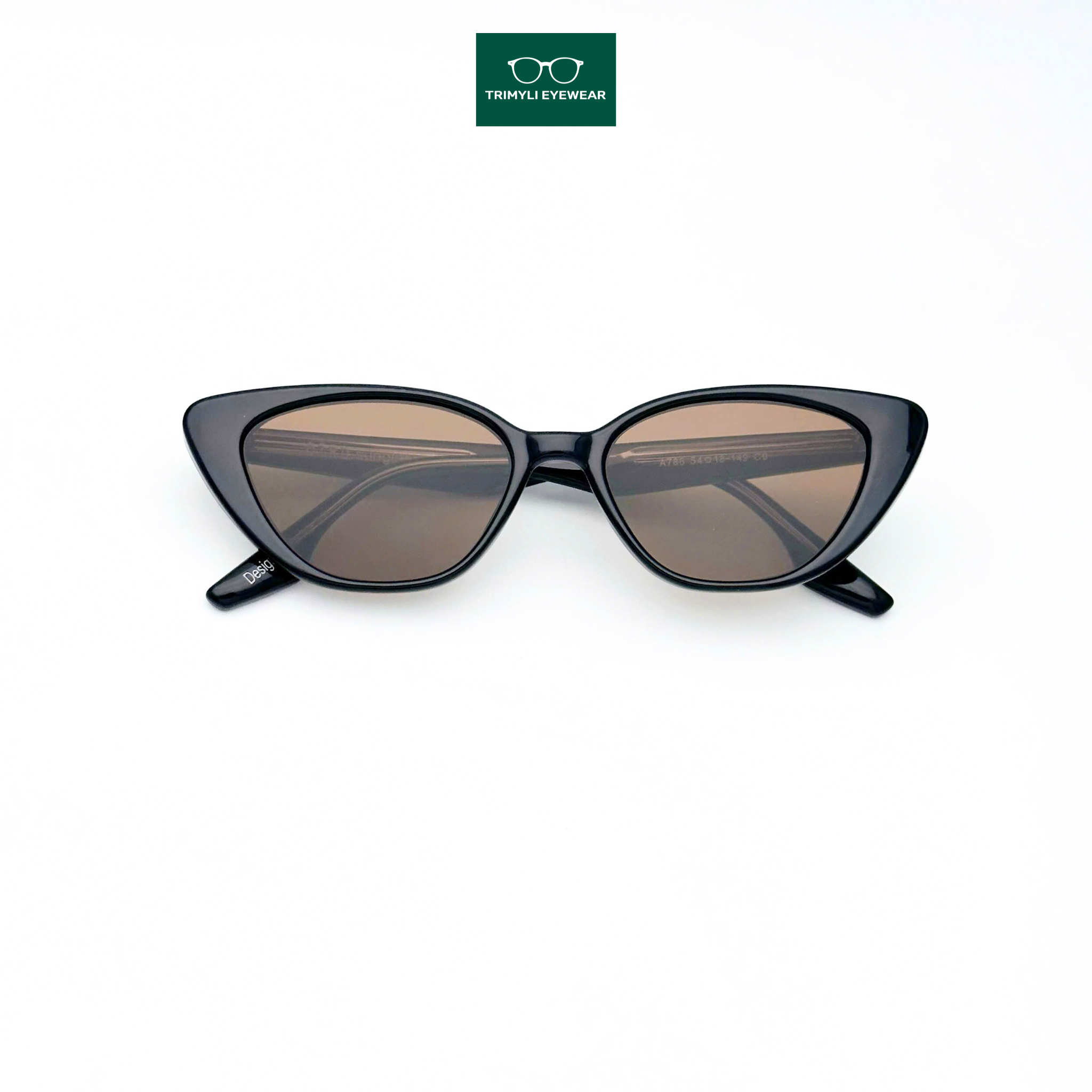 Gọng kính râm kính mát ngăn UV kính thời trang mắt mèo Trimyli Eyewear A788
