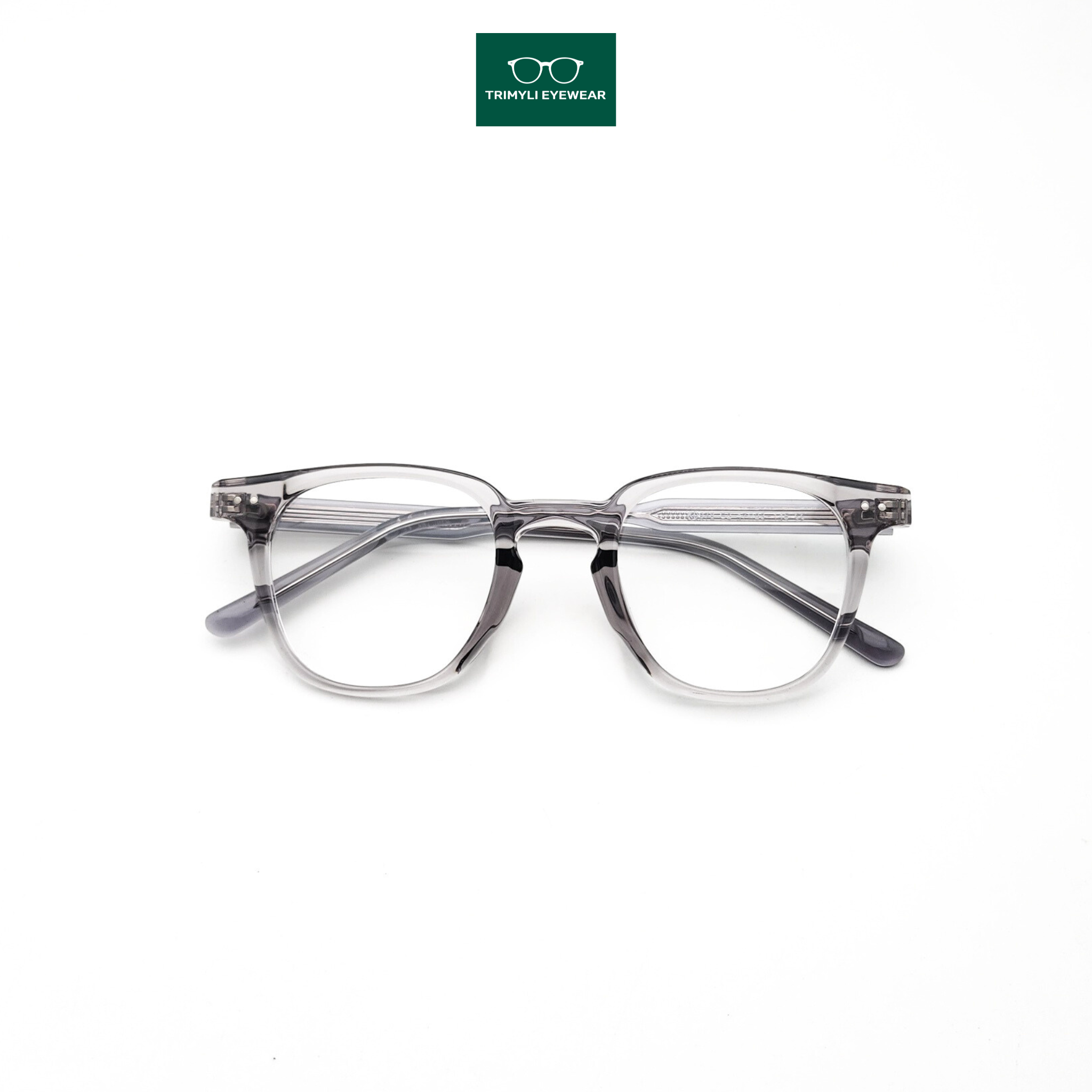 Gọng kính cận dáng vuông tròn kính mắt nam nữ Trimyli Eyewear 9078