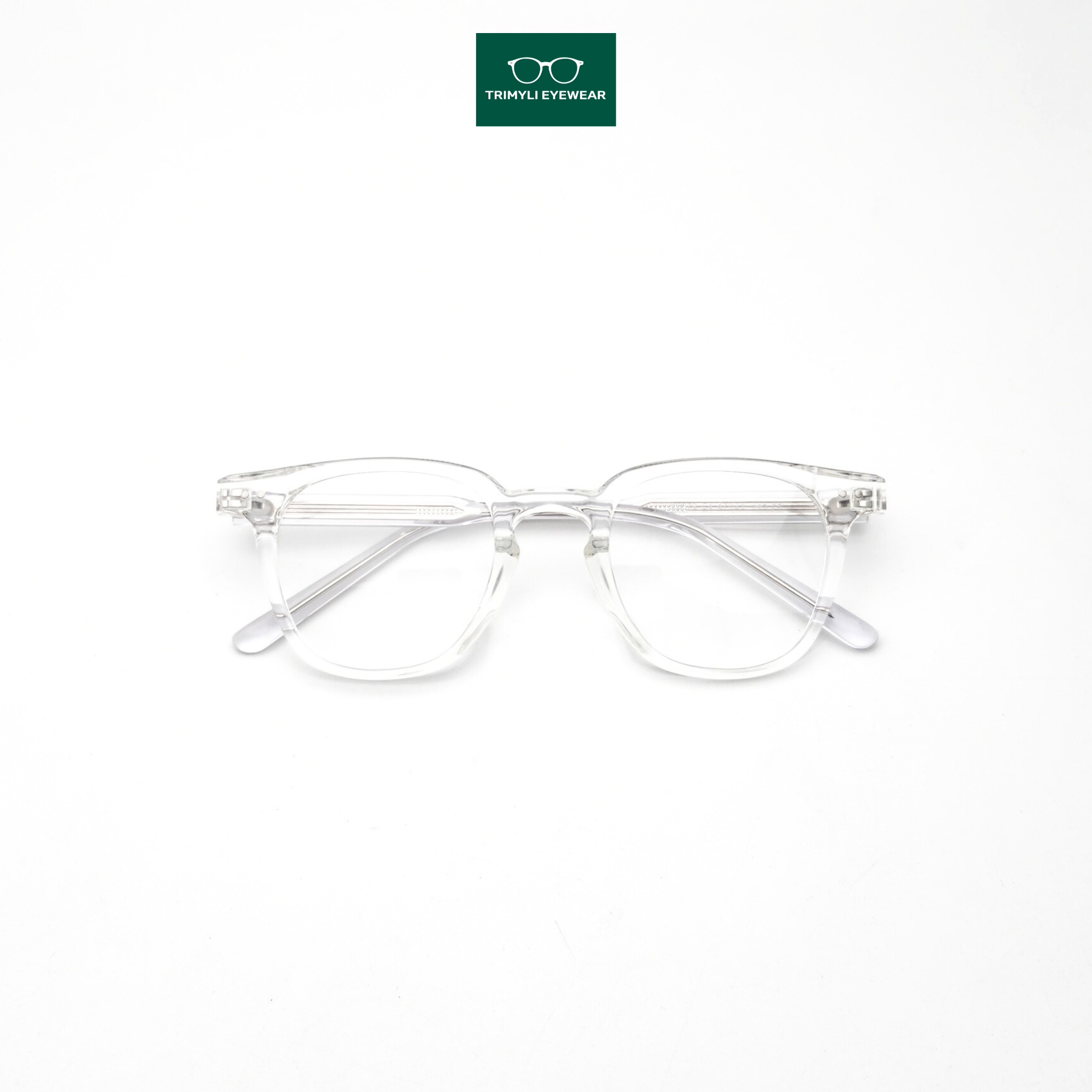 Gọng kính cận dáng vuông tròn kính mắt nam nữ Trimyli Eyewear 9078