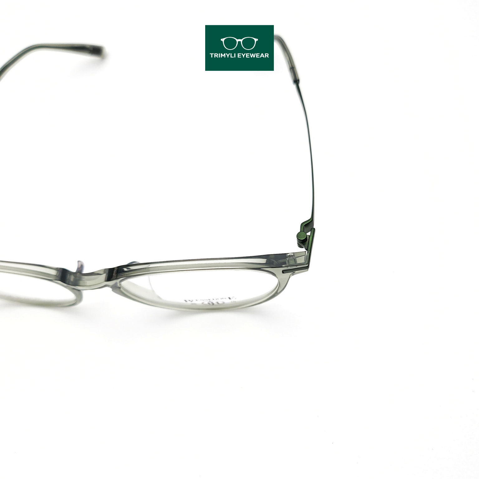 Gọng kính nhựa acetate càng kim loại titanium Trimyli Eyewear 3193