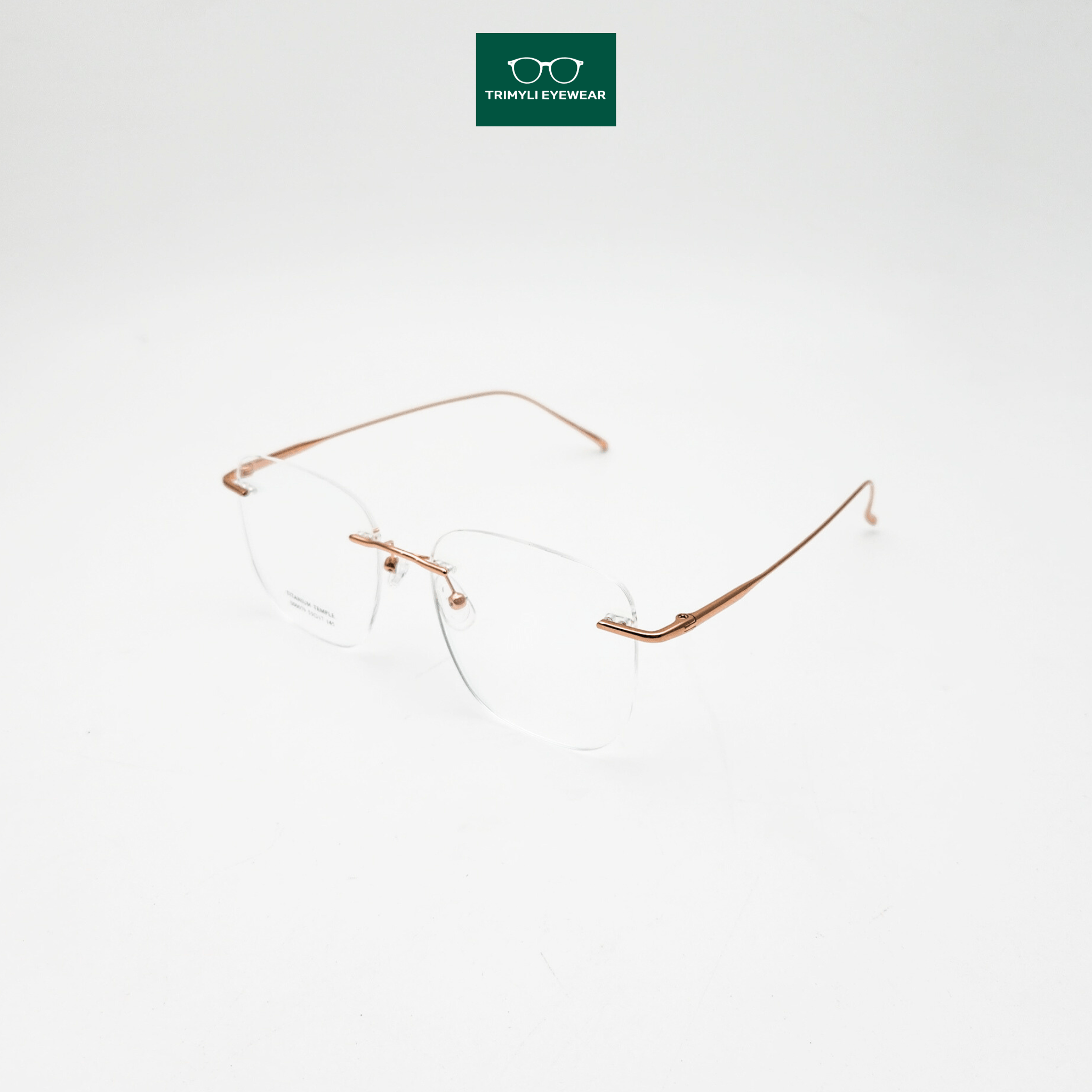 Gọng kính khoan kính không khung Trimyli Eyewear S00079