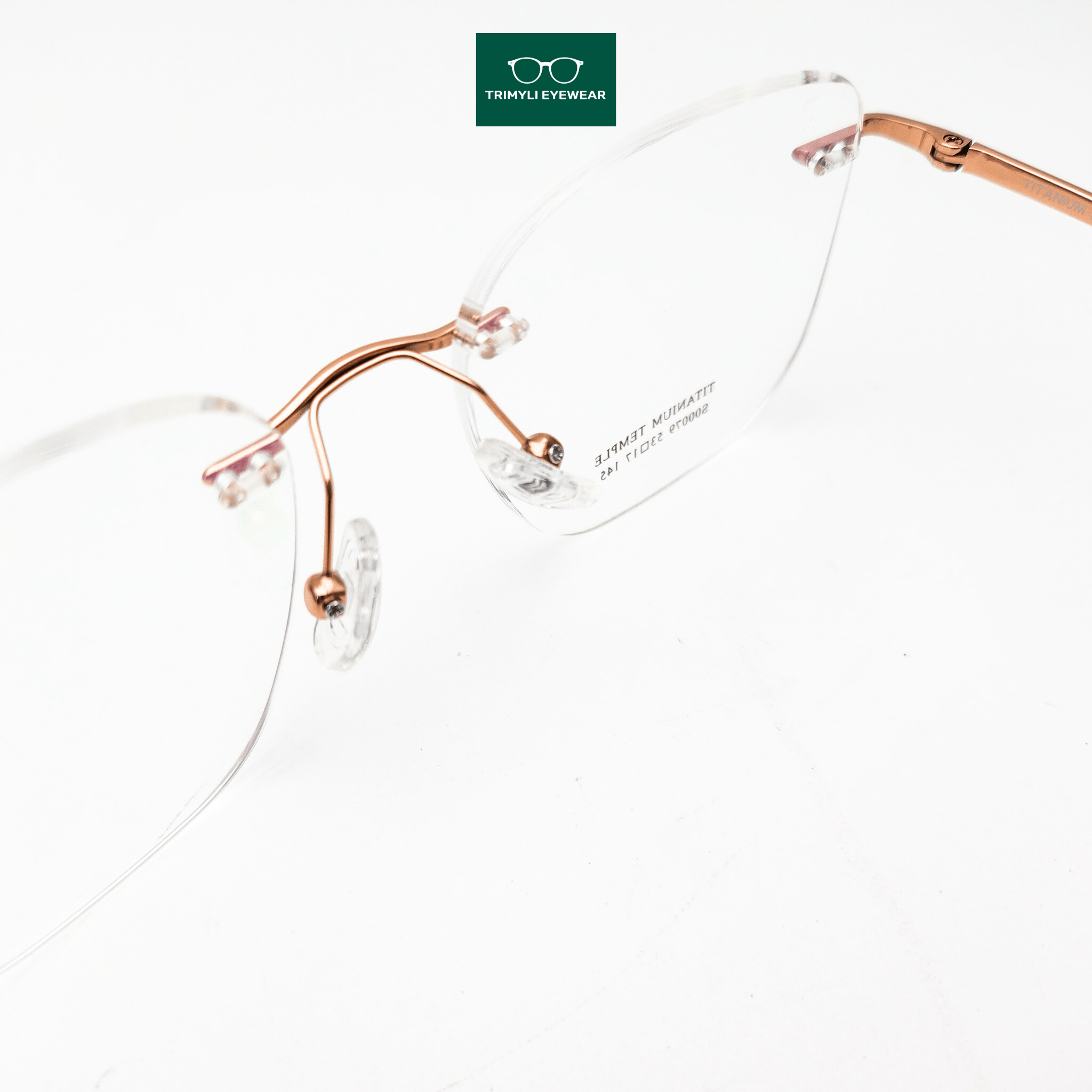 Gọng kính khoan kính không khung Trimyli Eyewear S00079