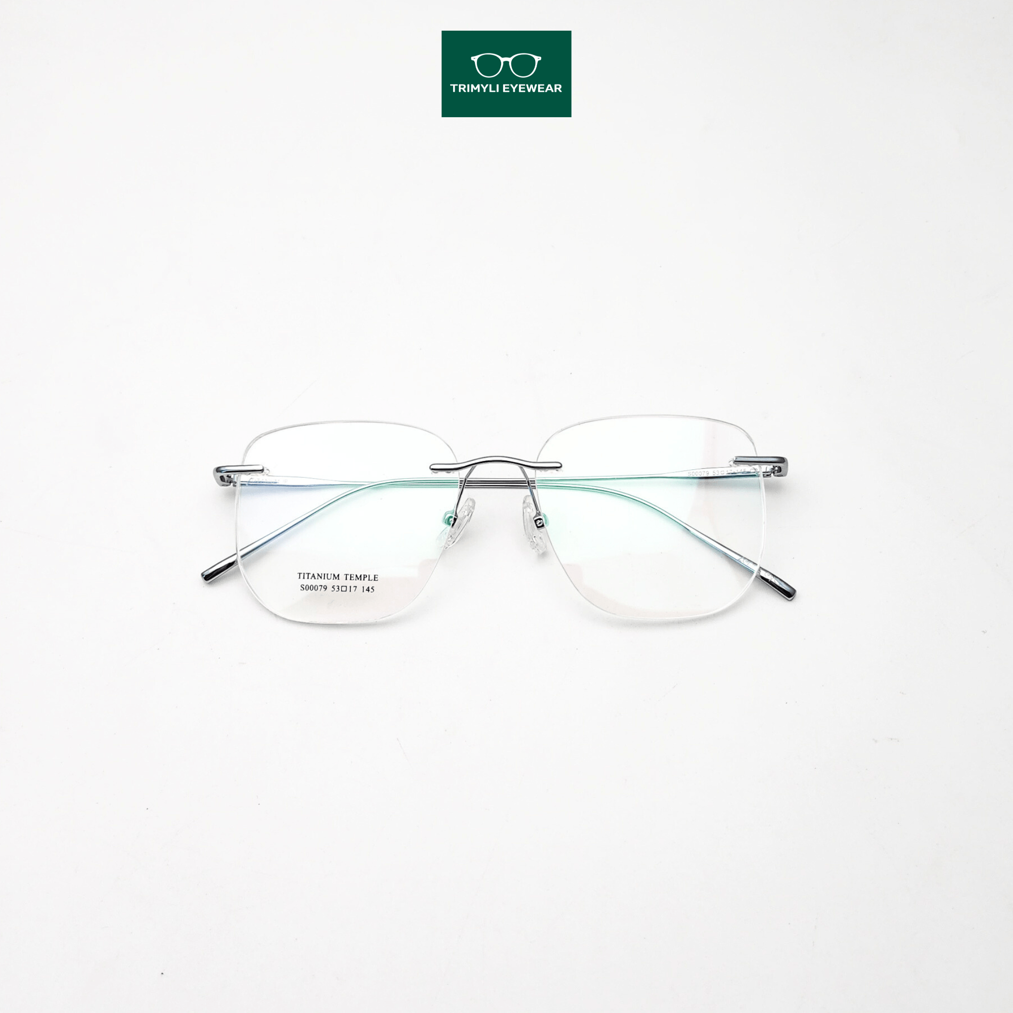 Gọng kính khoan kính không khung Trimyli Eyewear S00079