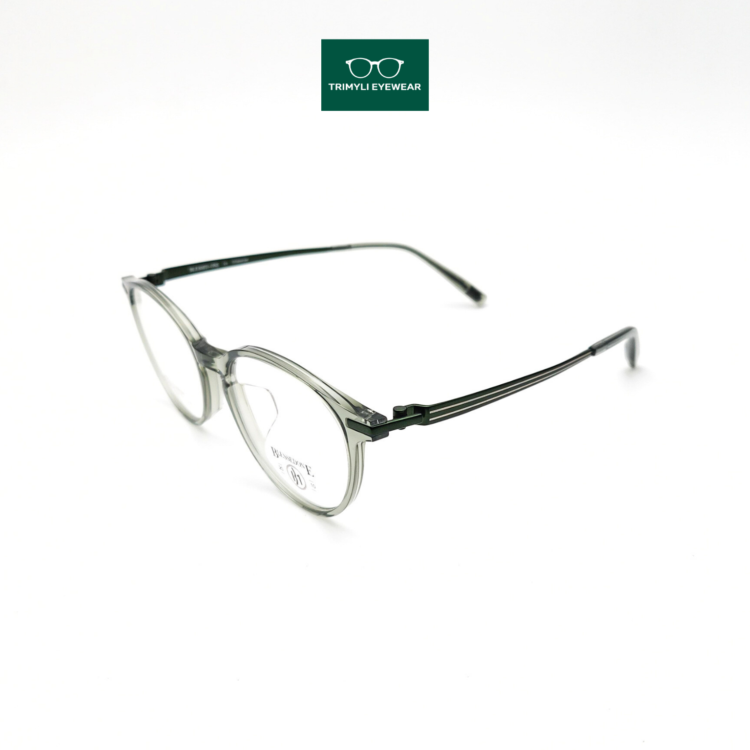 Gọng kính nhựa acetate càng kim loại titanium Trimyli Eyewear 3193