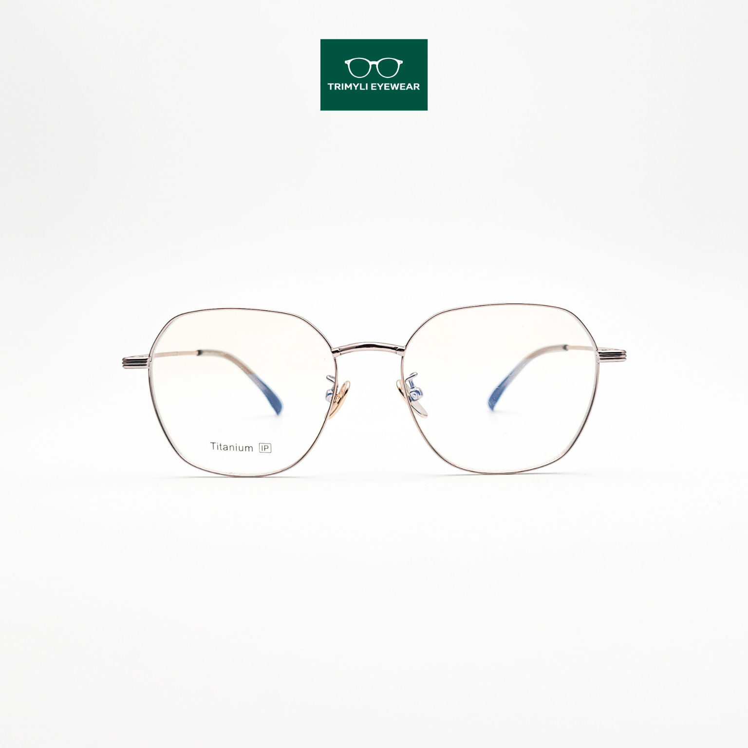 Gọng kính kim loại titanium dáng vuông Trimyli Eyewear 16310