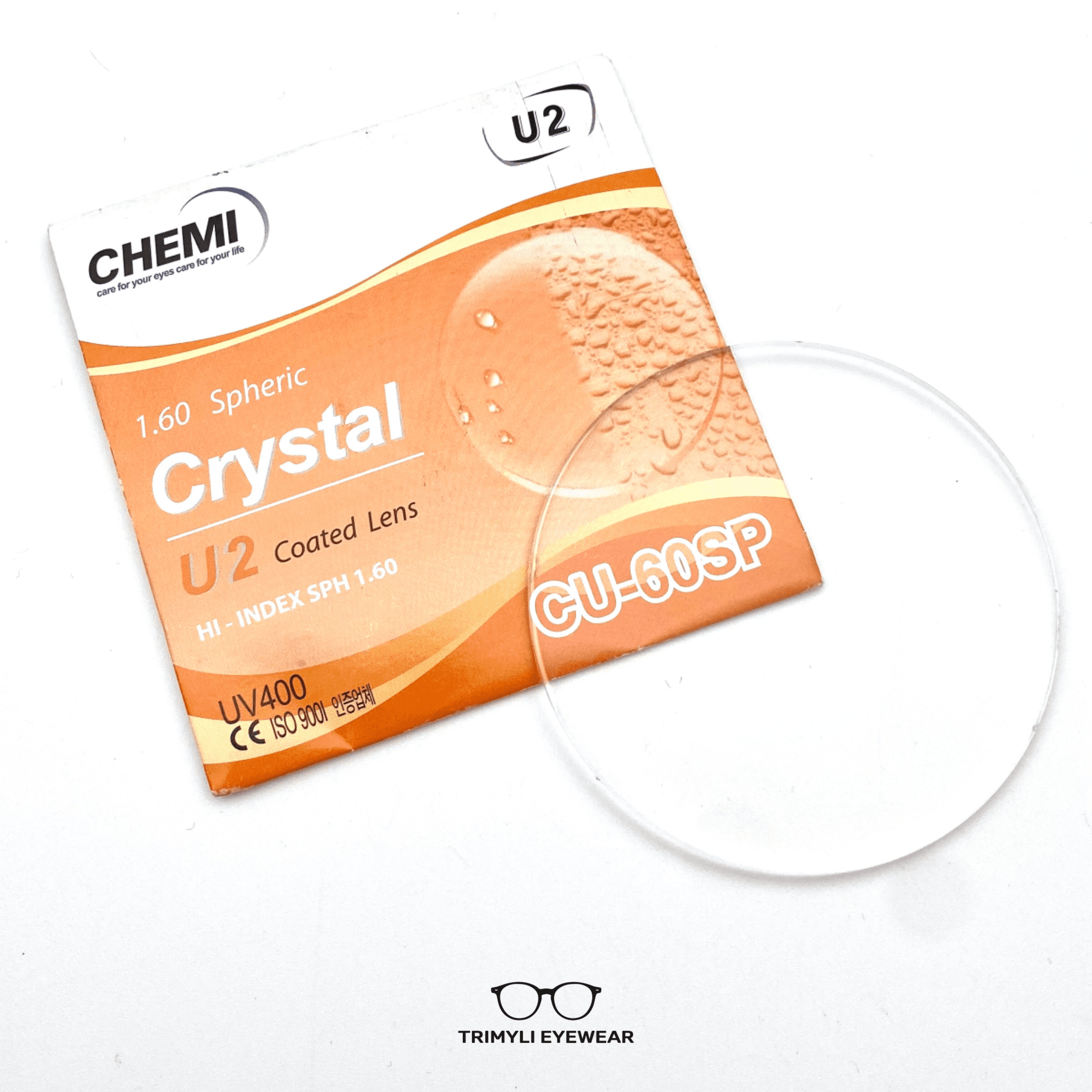TRÒNG CHEMI 1.60 U2 CHỐNG UV CHỐNG CHÓI