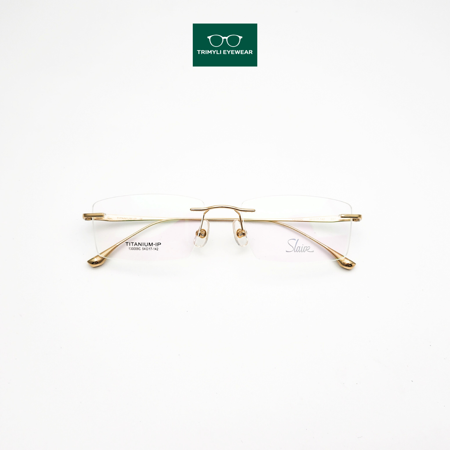 Gọng kính khoan không viền titanium 130009C Trimyli Eyewear