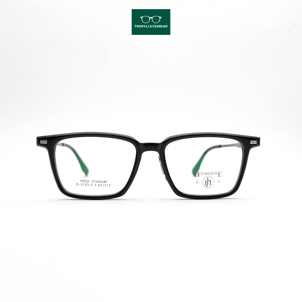 Gọng kính nhựa vuông acetate 3123