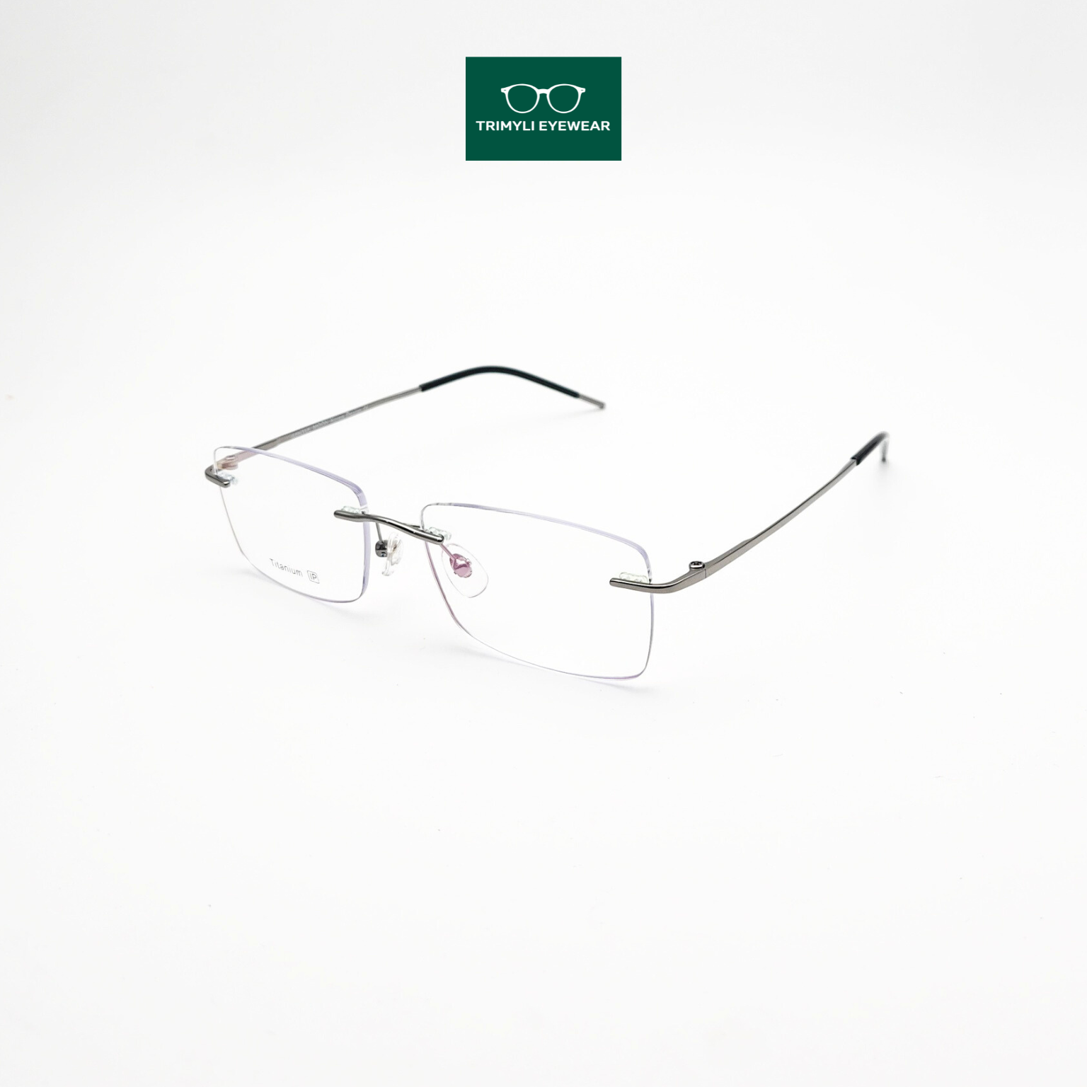 Gọng kính khoan kính chữ nhật 63017 Trimyli Eyewear