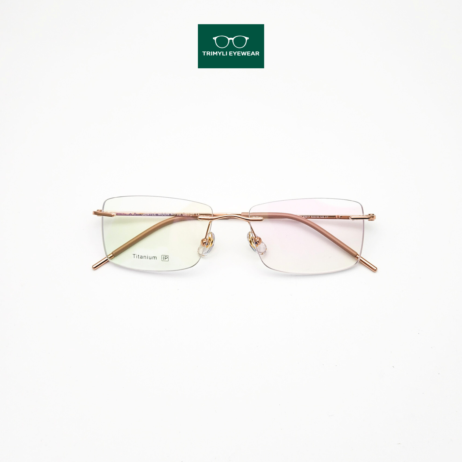 Gọng kính khoan kính chữ nhật 63017 Trimyli Eyewear