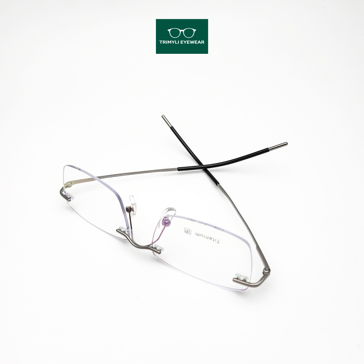 Gọng kính khoan kính chữ nhật 63017 Trimyli Eyewear