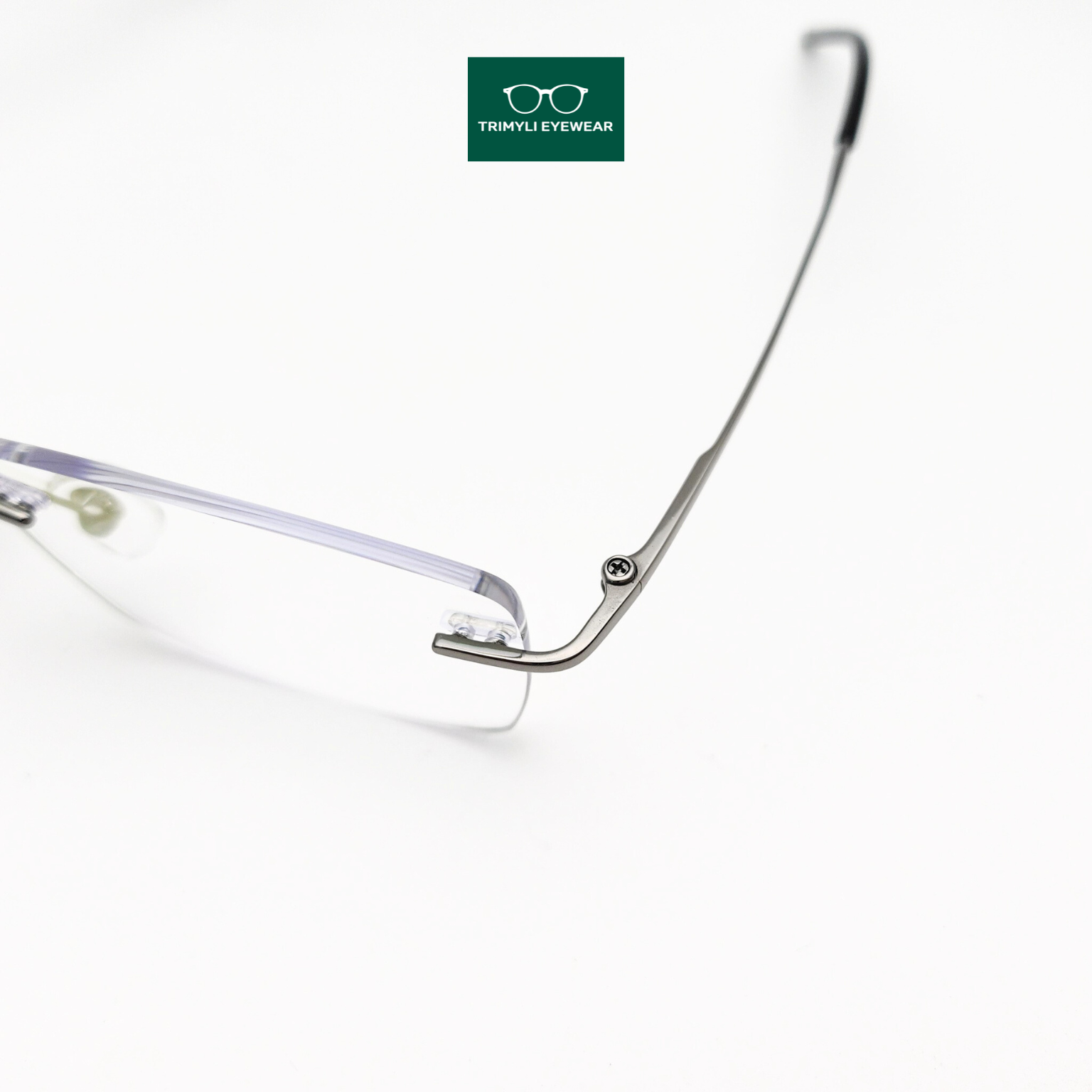 Gọng kính khoan kính chữ nhật 63017 Trimyli Eyewear