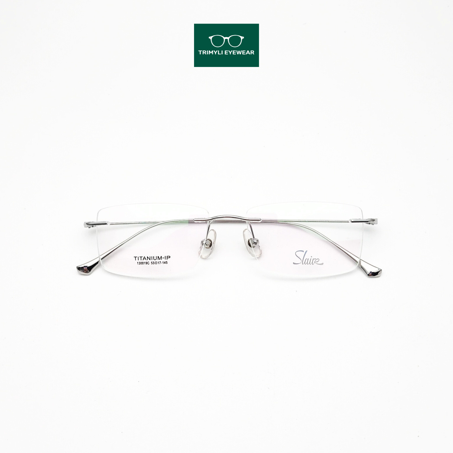 Gọng kính khoan kính không viền 130019C Trimyli Eyewear
