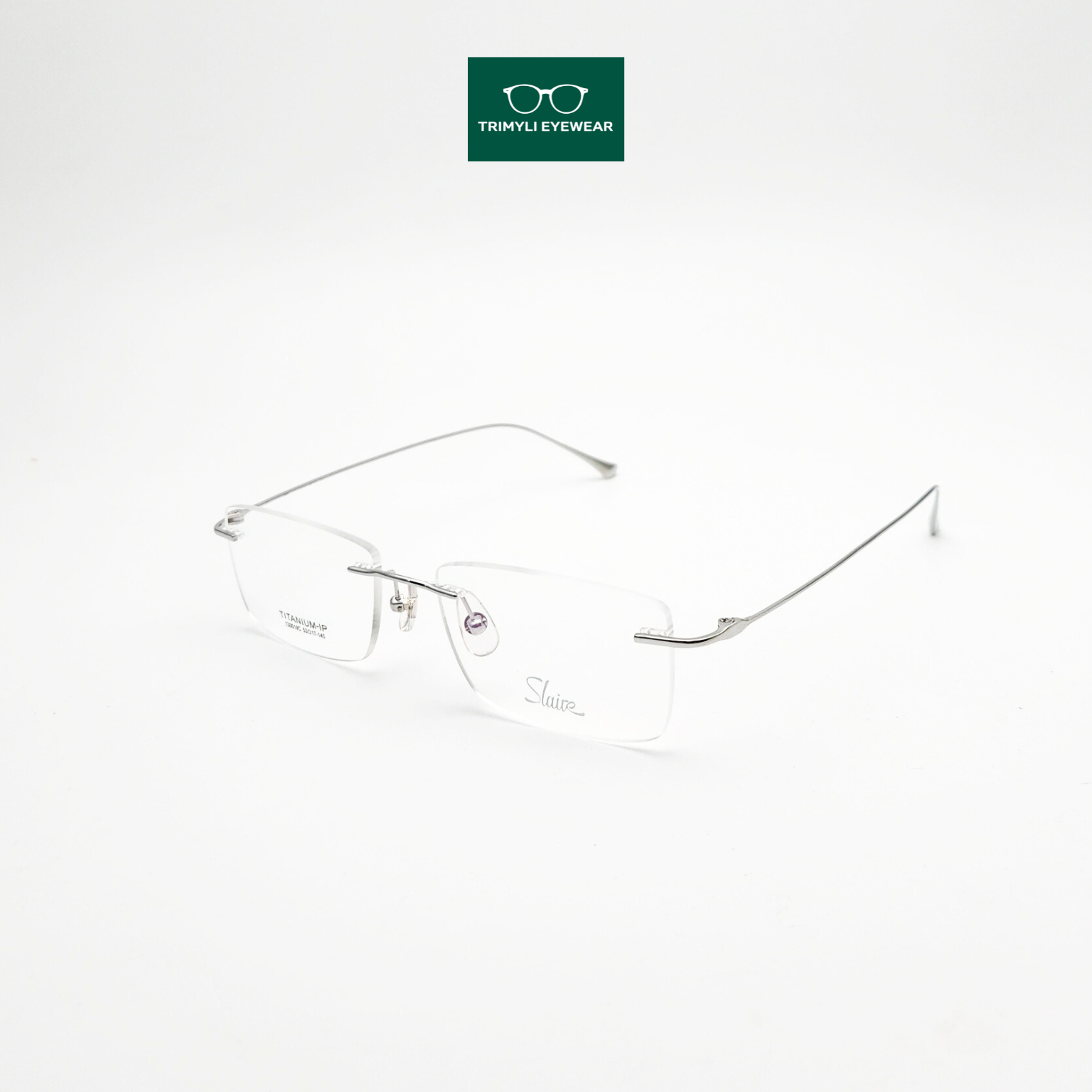 Gọng kính khoan kính không viền 130019C Trimyli Eyewear