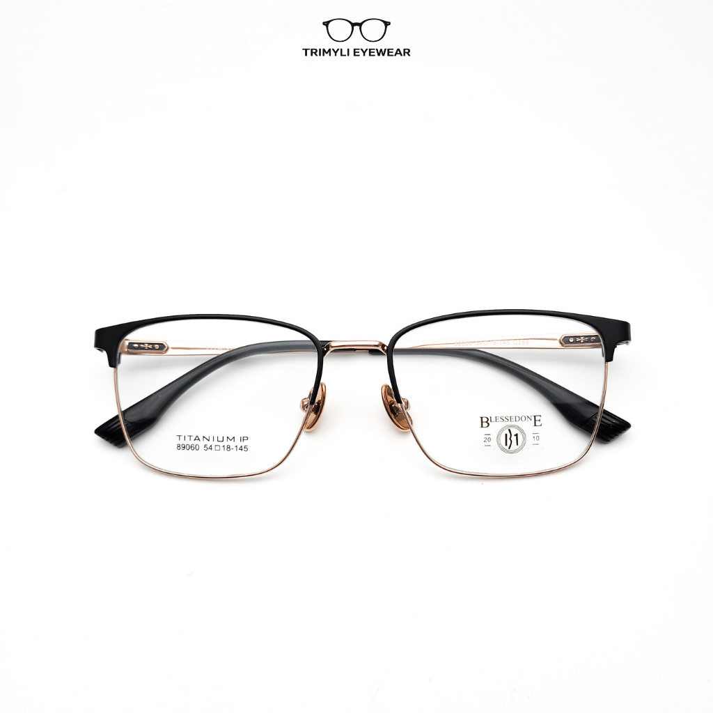 Gọng kính Titanium gọng chữ nhật 89060
