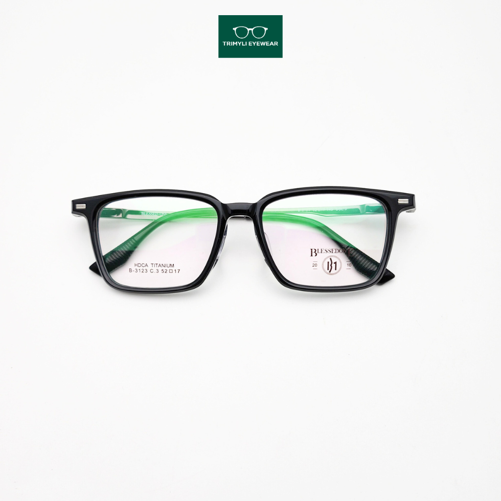Gọng kính nhựa vuông acetate 3123