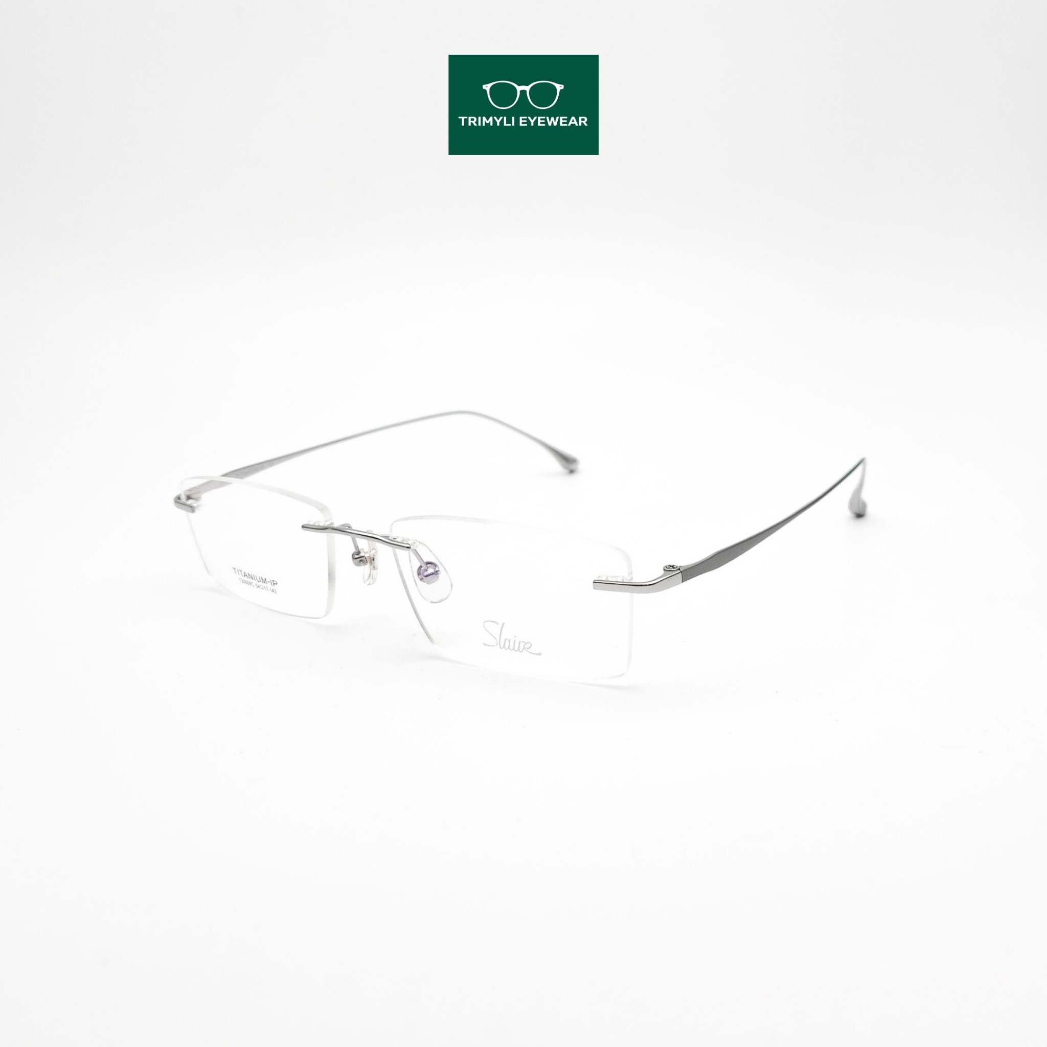 Gọng kính khoan không viền titanium 130009C Trimyli Eyewear